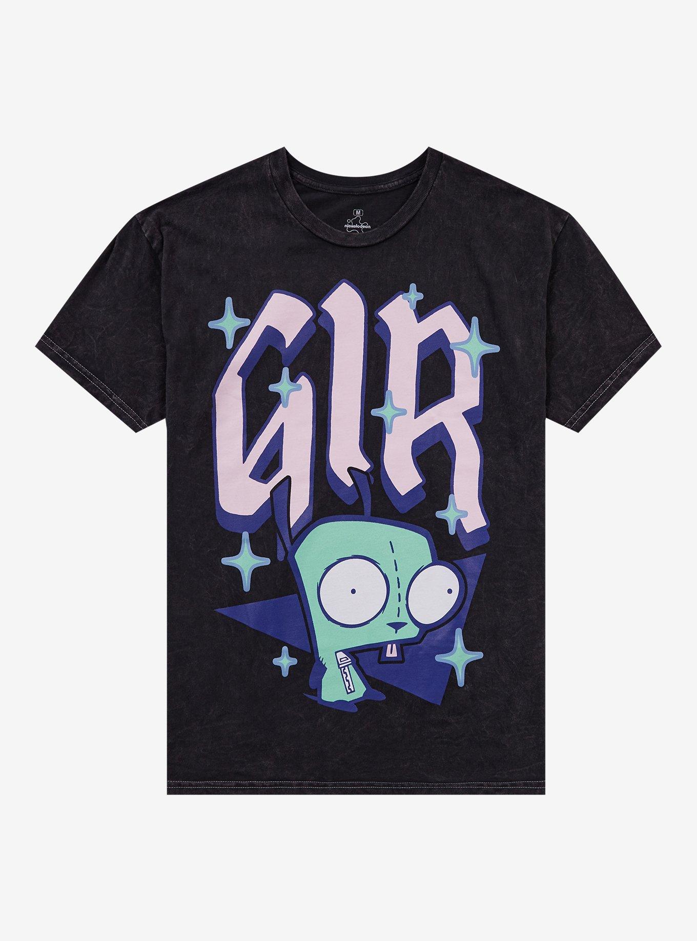Invader Zim GIR Sparkle Dark Wash T-Shirt, , hi-res