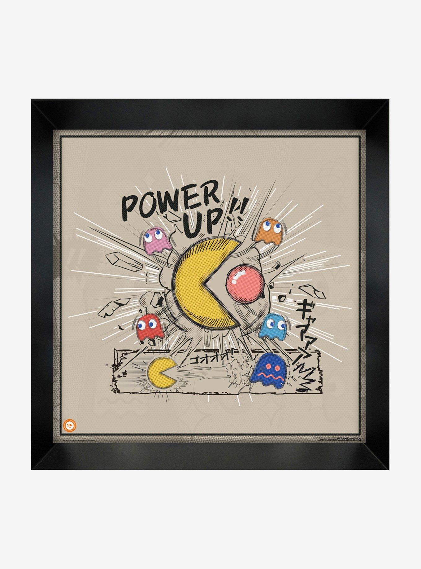 Pac-Man Power Up Framed Wall Art, , hi-res