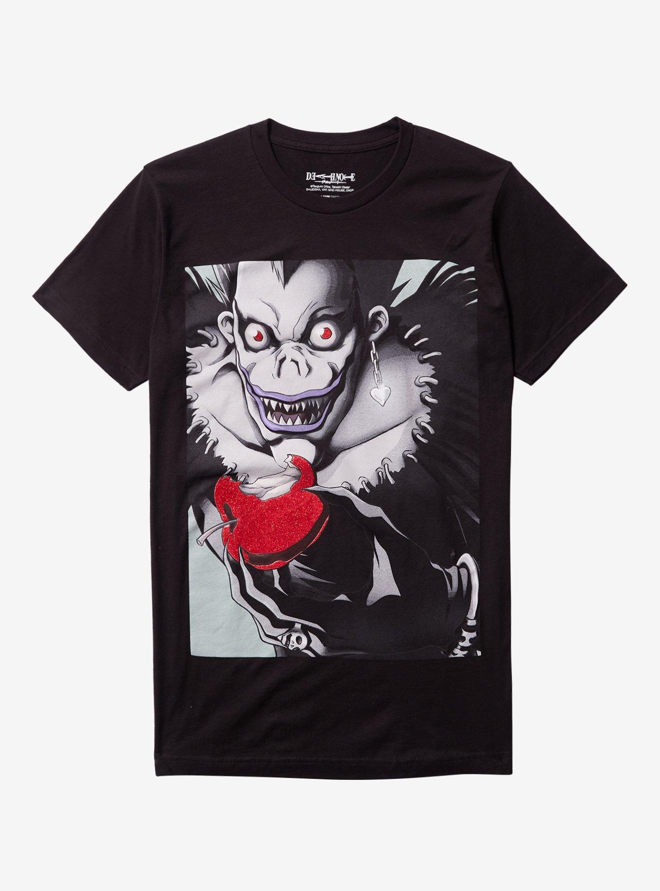 Death Note Ryuk Glitter Apple T-Shirt, , hi-res