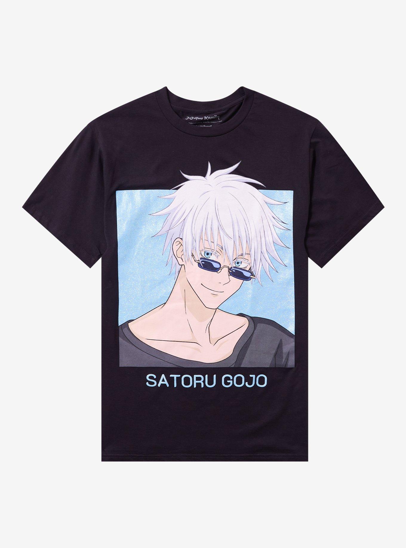 Jujutsu Kaisen Gojo Glitter Portrait T-Shirt, , hi-res