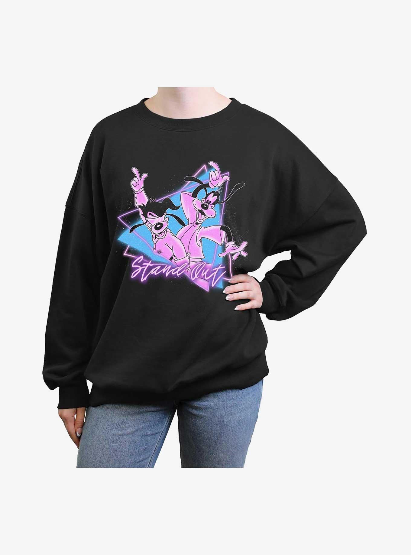 Disney A Goofy Movie Stand Out Max & Goofy Girls Oversized Sweatshirt, , hi-res