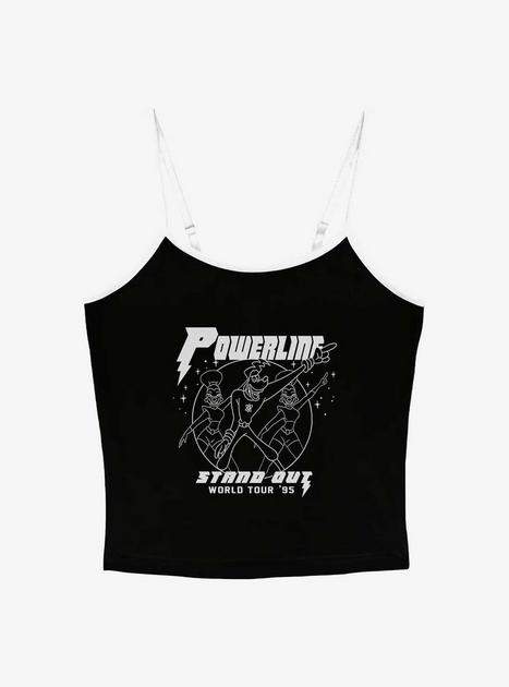 Disney A Goofy Movie Powerline World Tour Stand Out Girls Cami Tank ...