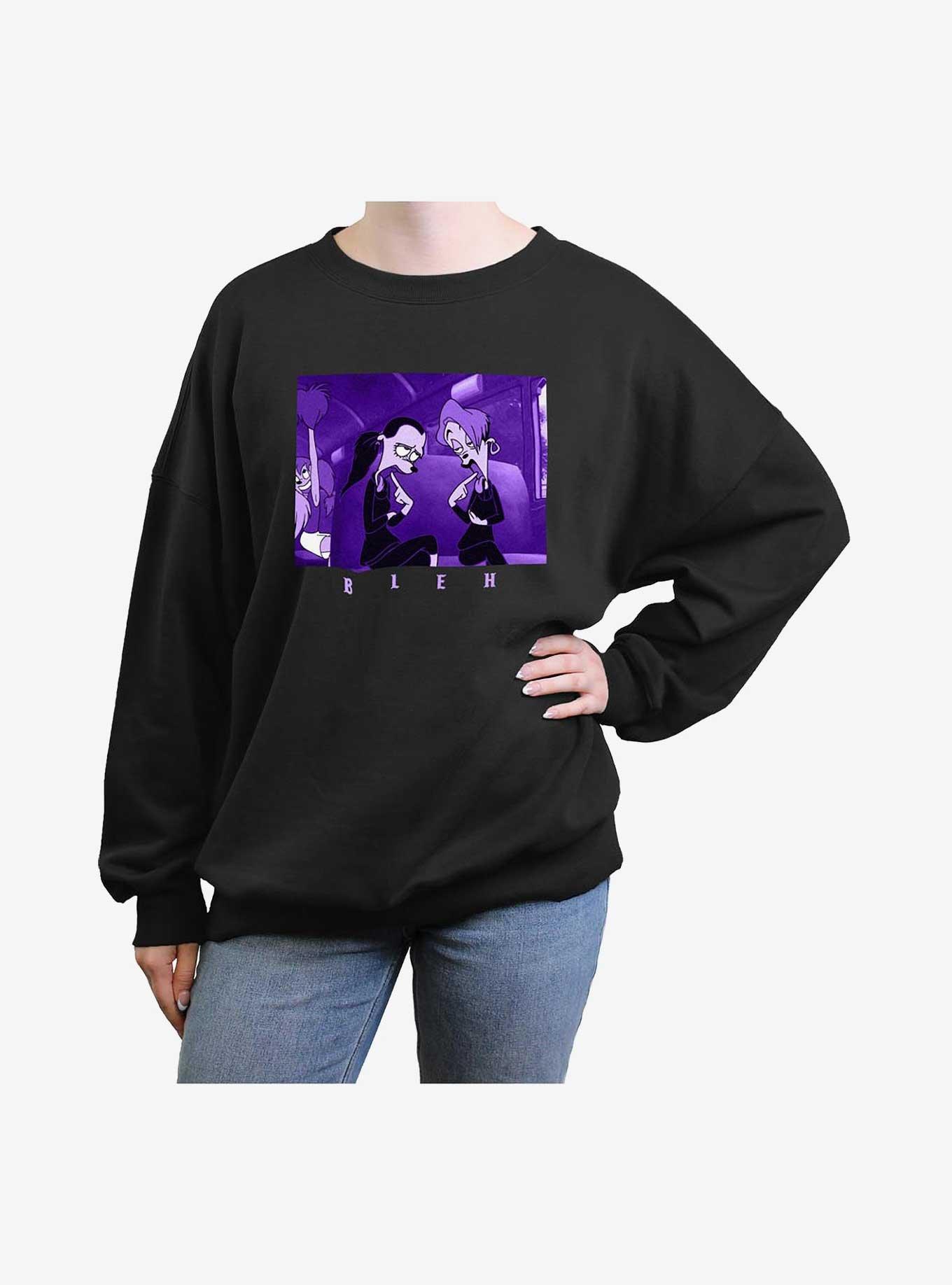 Disney A Goofy Movie Goth Kids Bleh Girls Oversized Sweatshirt, , hi-res