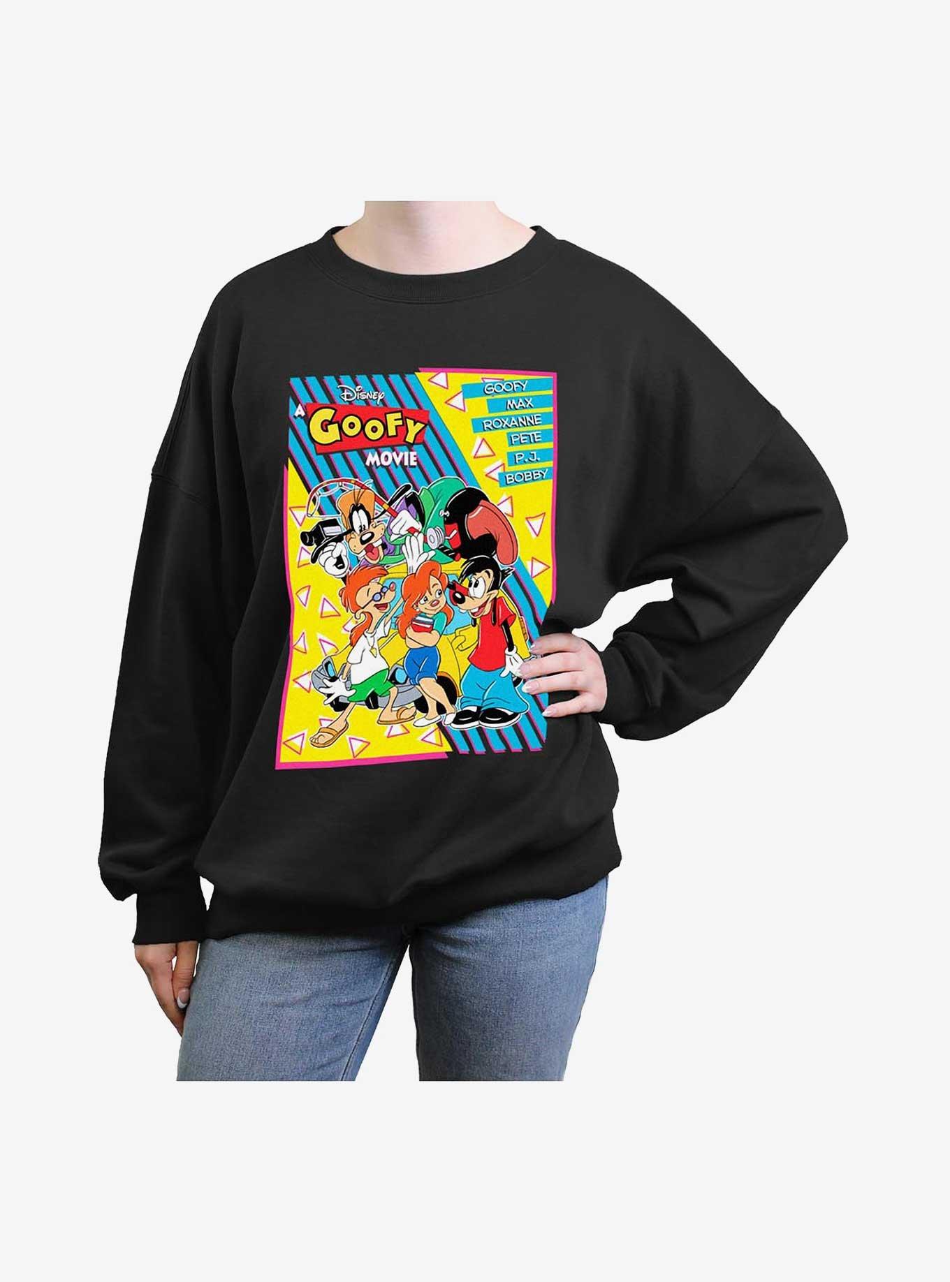 Disney A Goofy Movie Retro Cast Girls Oversized Sweatshirt, , hi-res