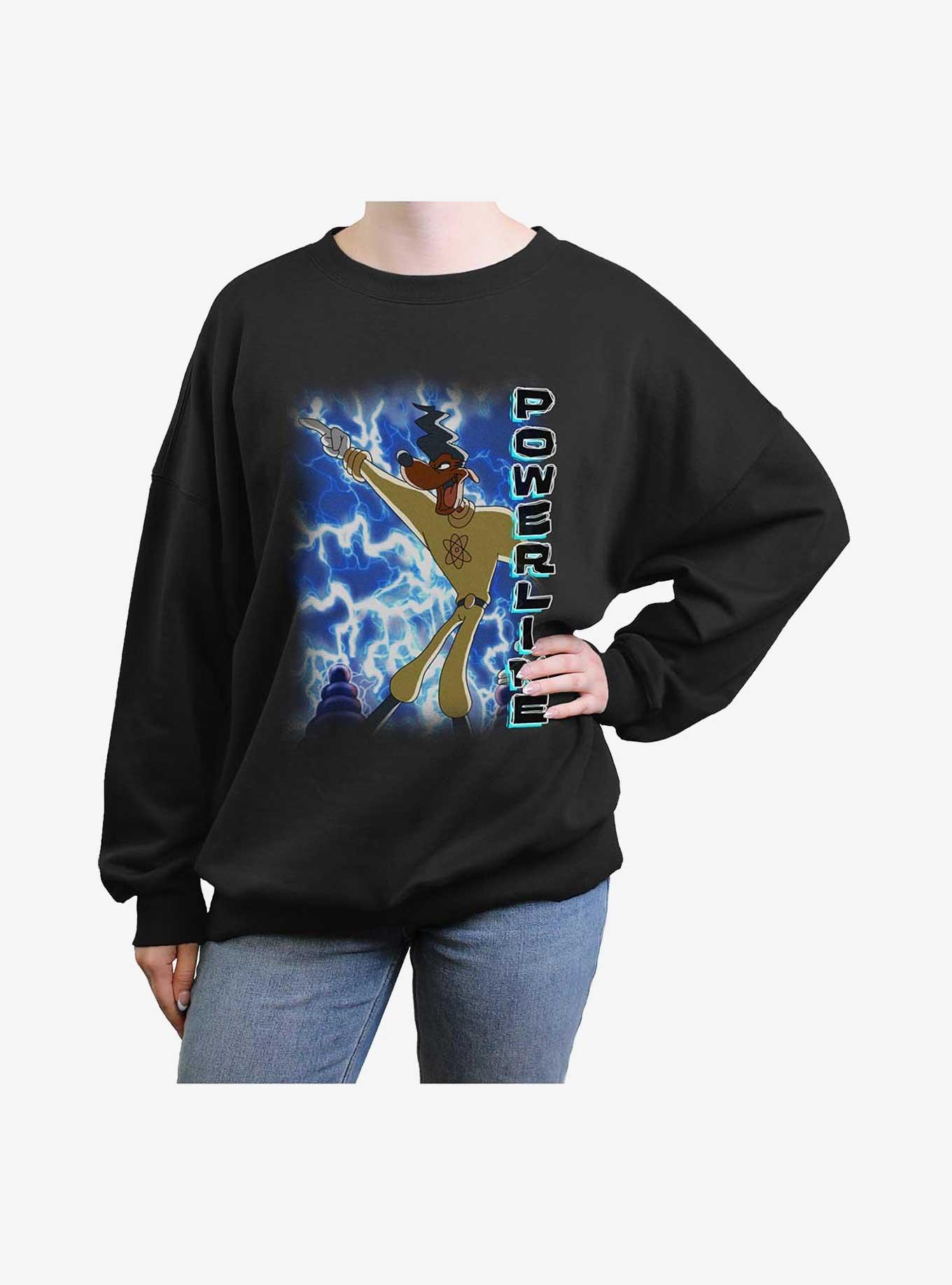 Disney A Goofy Movie Poweline Pose Girls Oversized Sweatshirt, , hi-res