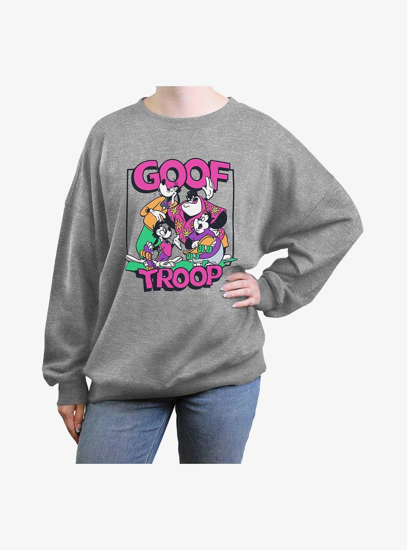 Disney A Goofy Movie Goof Troop Girls Oversized Sweatshirt, , hi-res