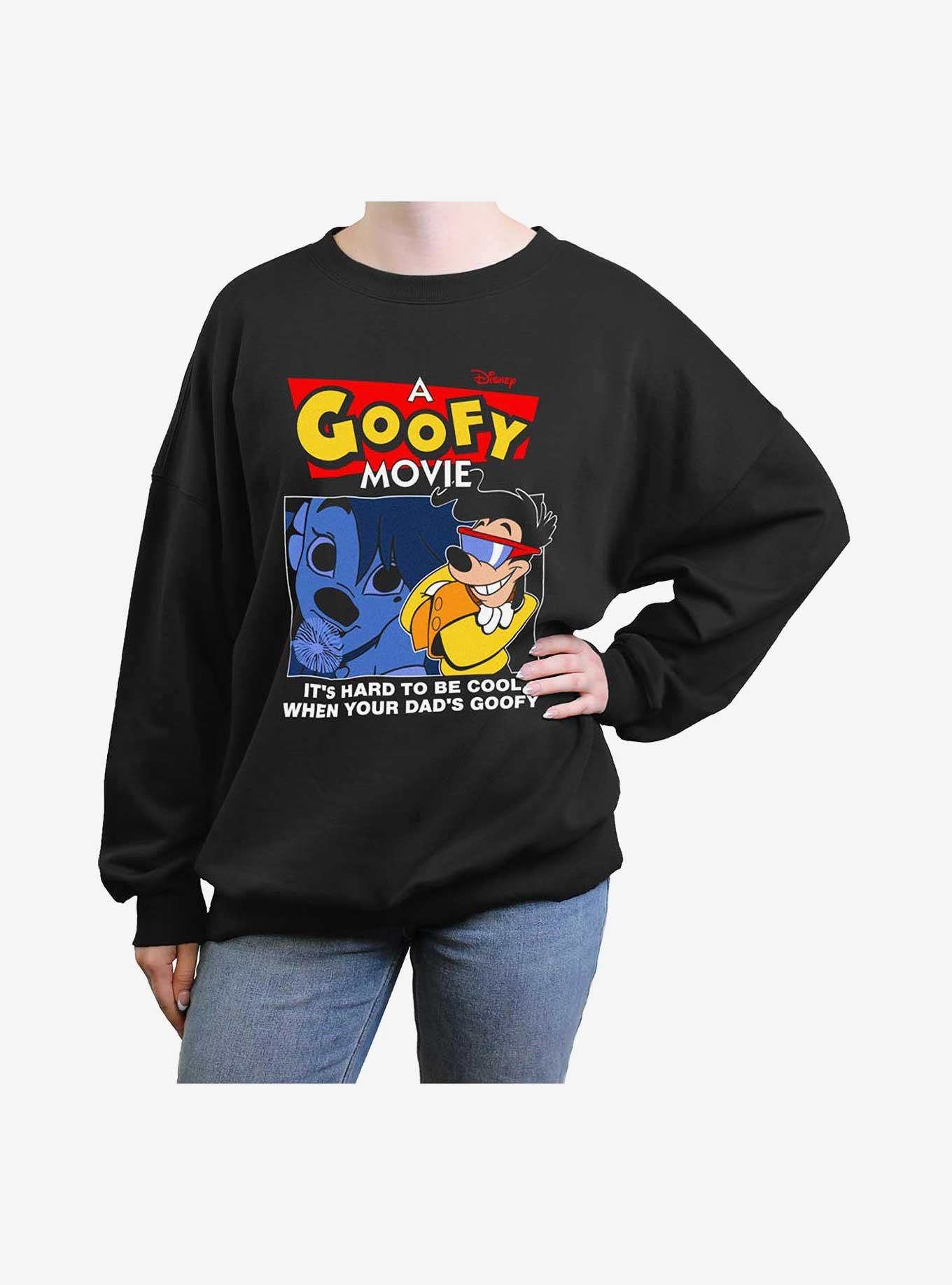 Disney A Goofy Movie Hard To Be Cool Girls Oversized Sweatshirt, , hi-res