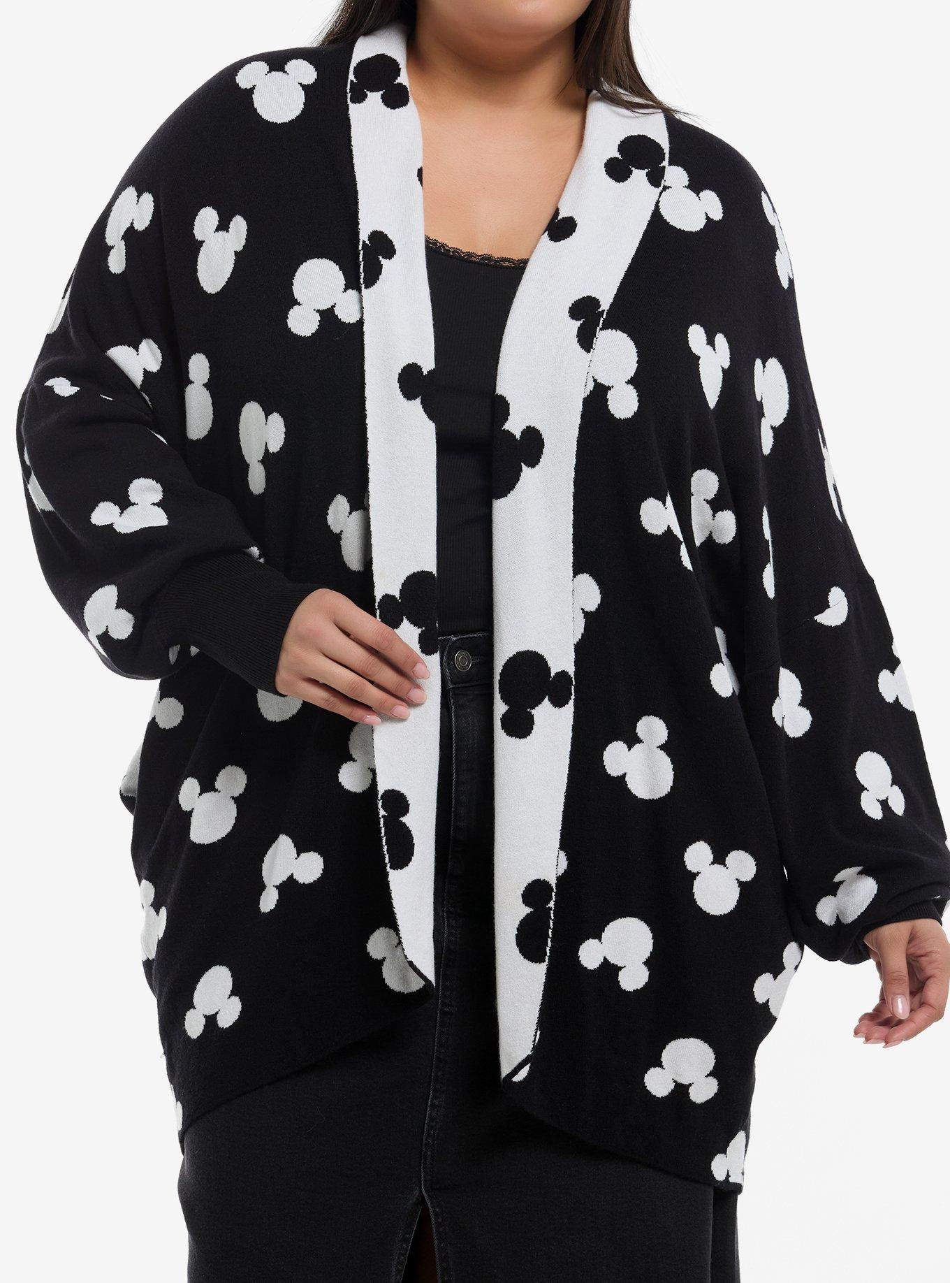 Her Universe Disney Mickey Mouse Drape Cardigan Plus Size Her Universe Exclusive, , hi-res