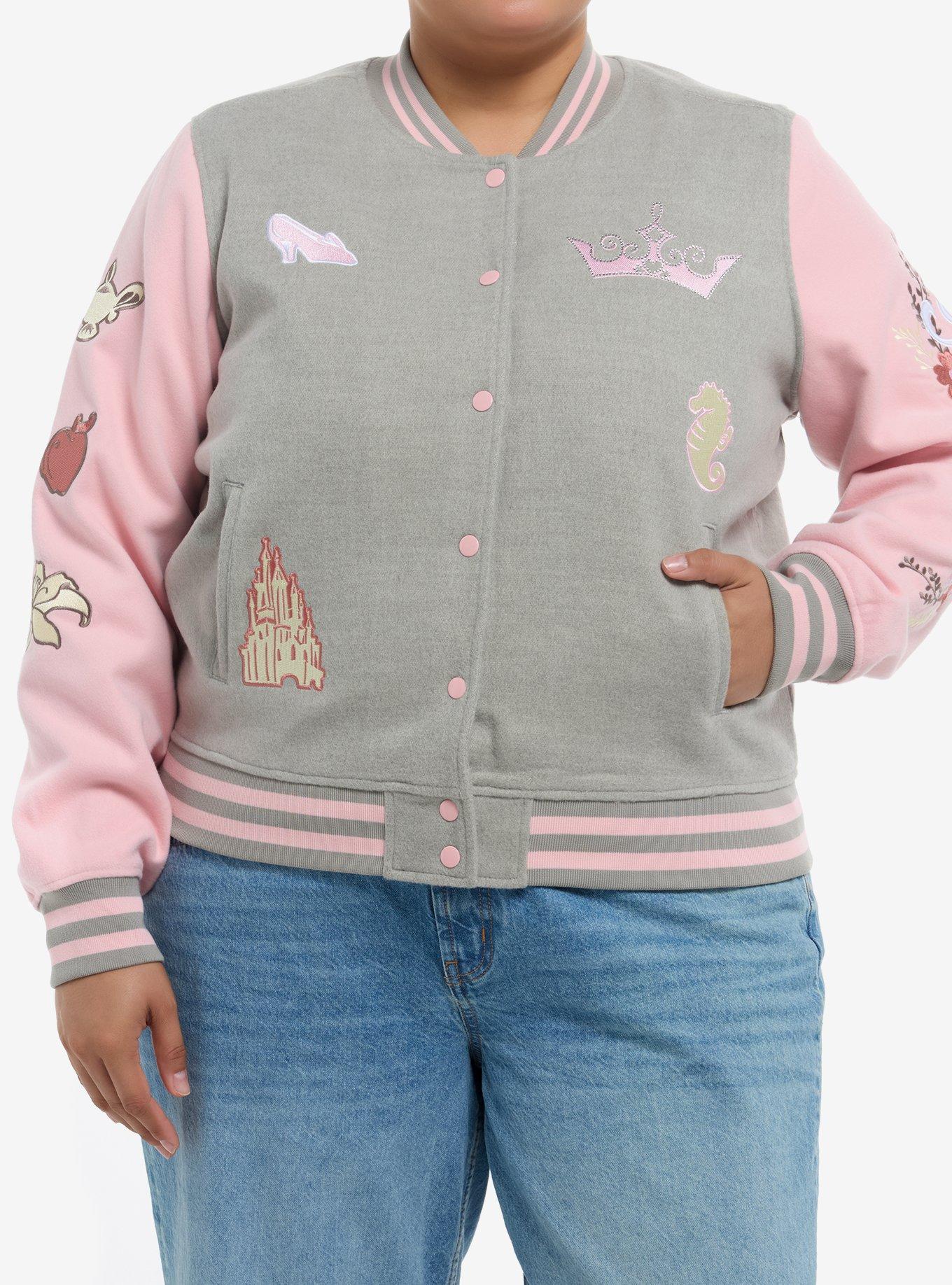 Her Universe Disney Princess Icon Varsity Jacket Plus Size Her Universe Exclusive, , hi-res