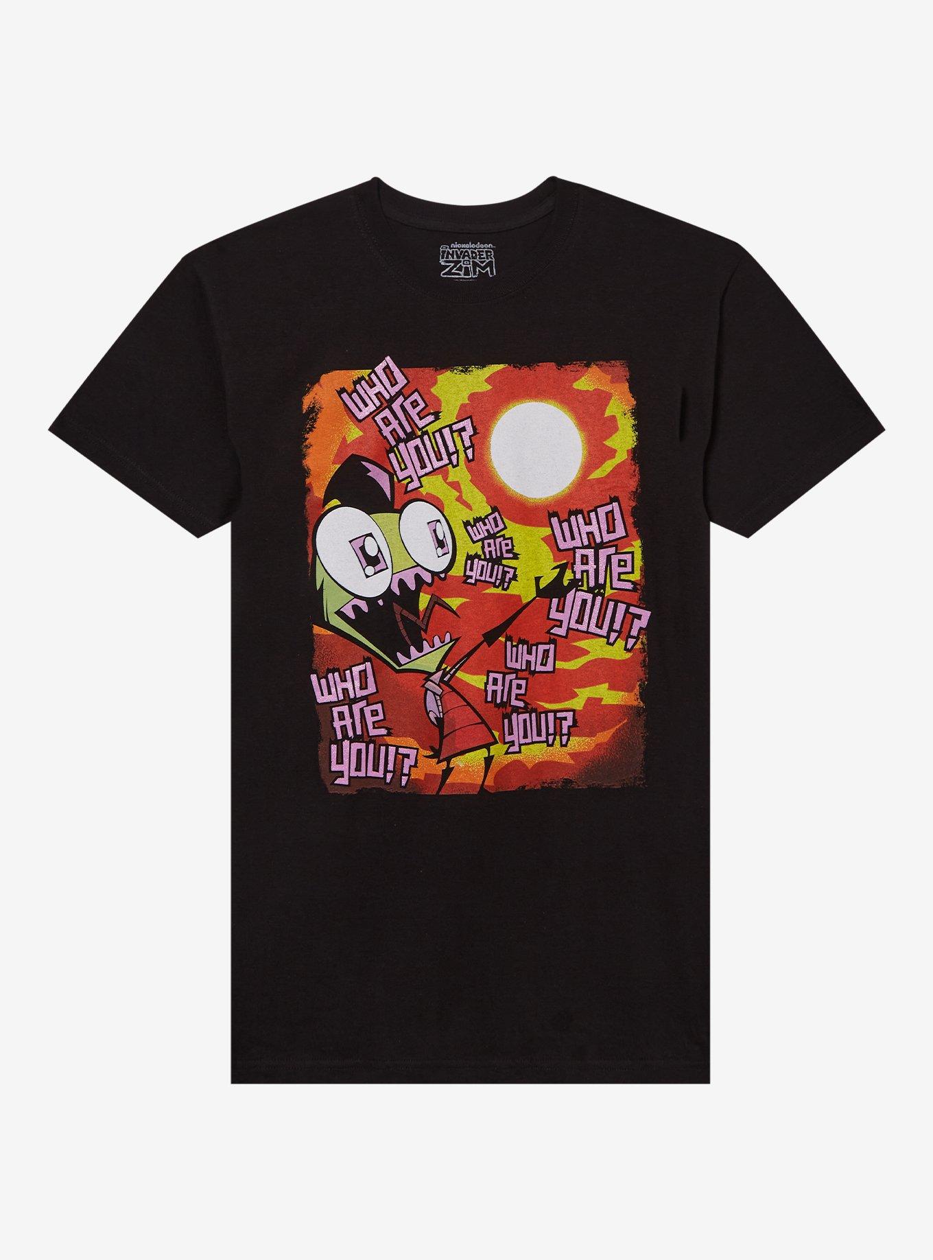 Invader Zim Who Are You? T-Shirt, , hi-res