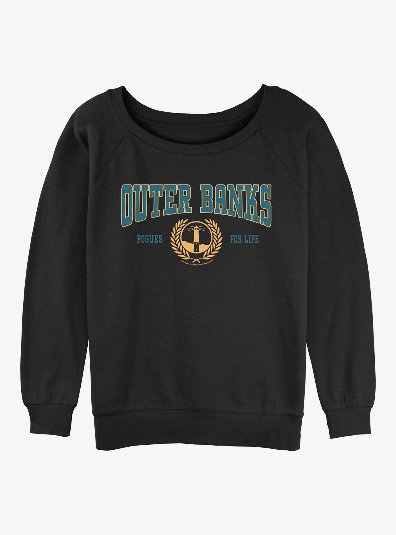 Outer Banks Collegiate Girls Slouchy Sweatshirt, , hi-res