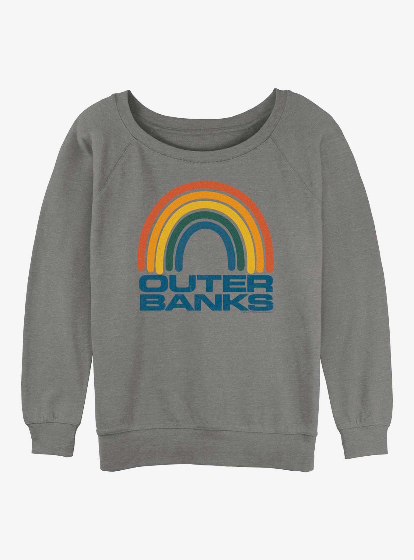 Outer Banks Rainbow Girls Slouchy Sweatshirt, , hi-res