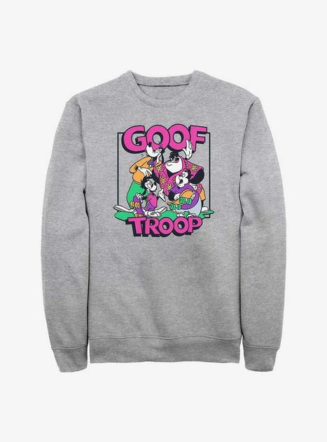 Disney A Goofy Movie Goof Troop Sweatshirt - GREY | Hot Topic