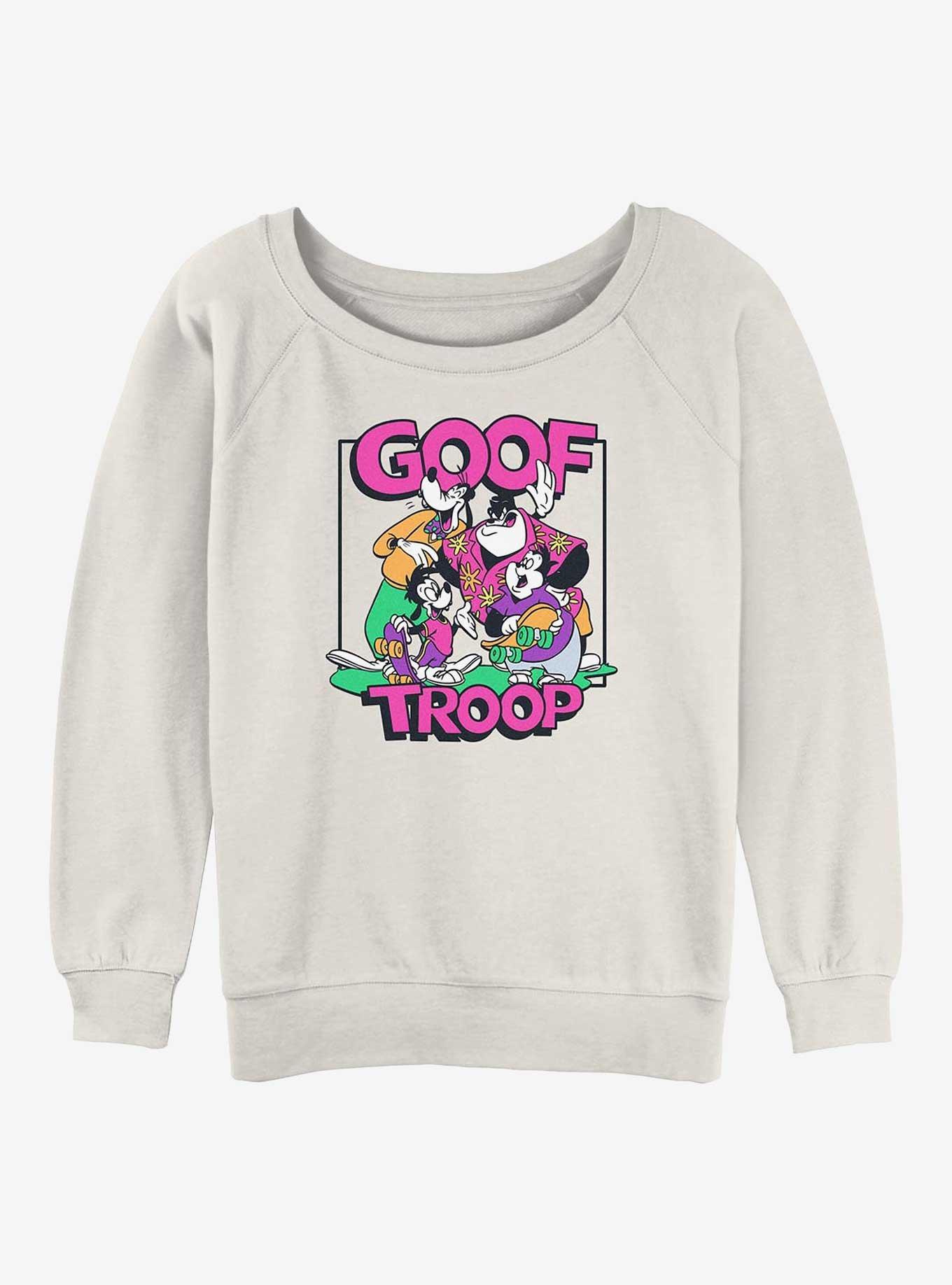 Disney A Goofy Movie Goof Troop Girls Slouchy Sweatshirt, , hi-res