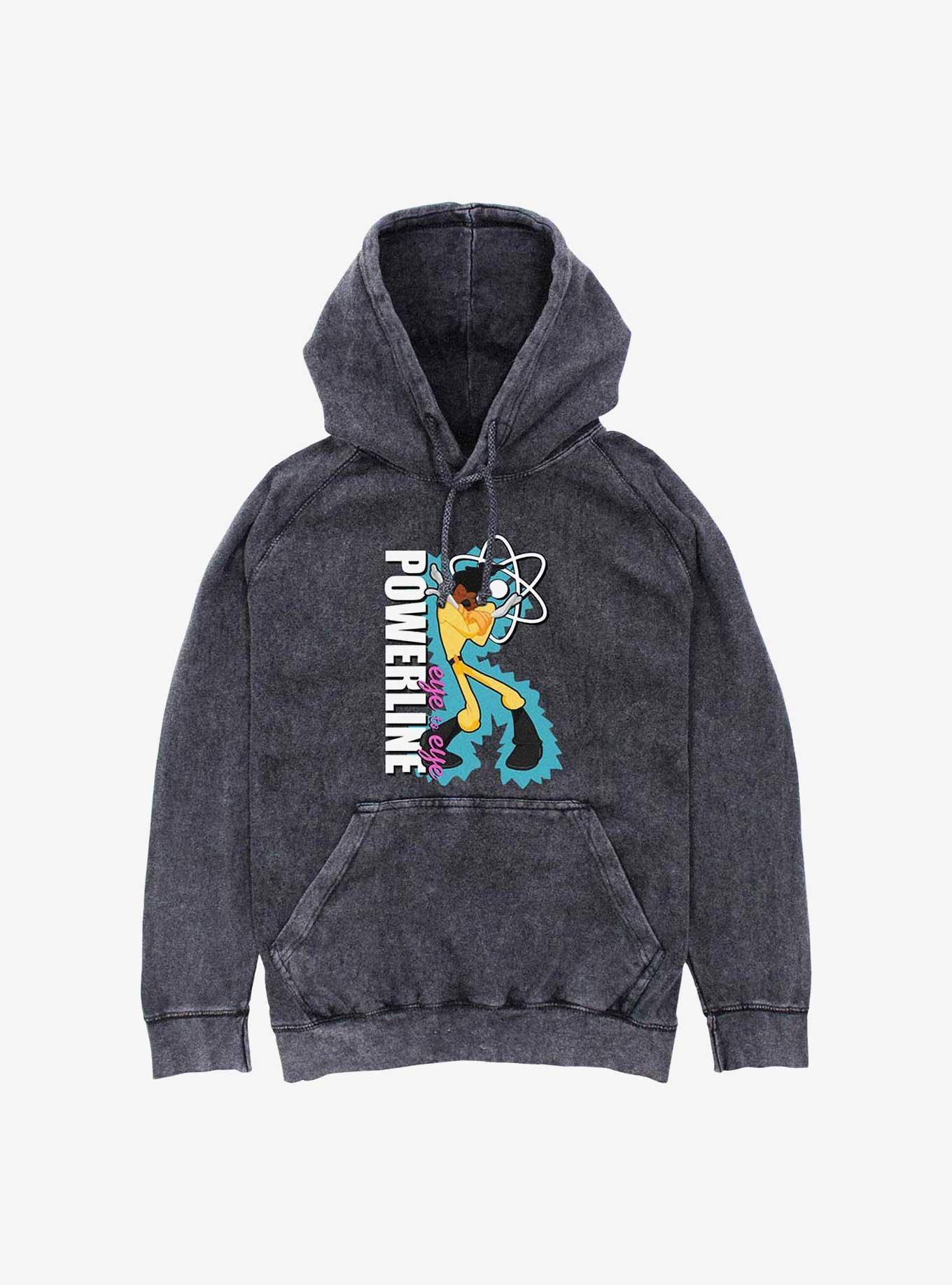 Disney A Goofy Movie Powerline Eye To Eye Mineral Wash Hoodie, , hi-res