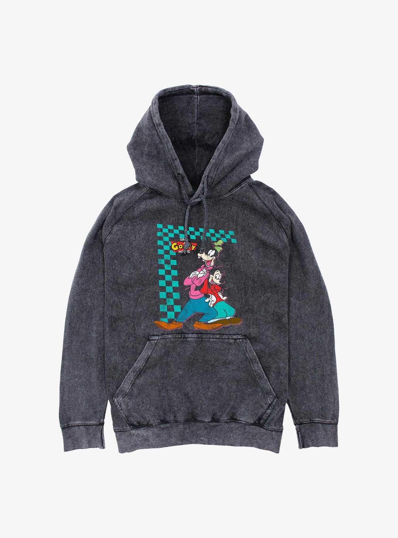 NULL Disney A Goofy Movie Goofy And Max Mineral Wash Hoodie