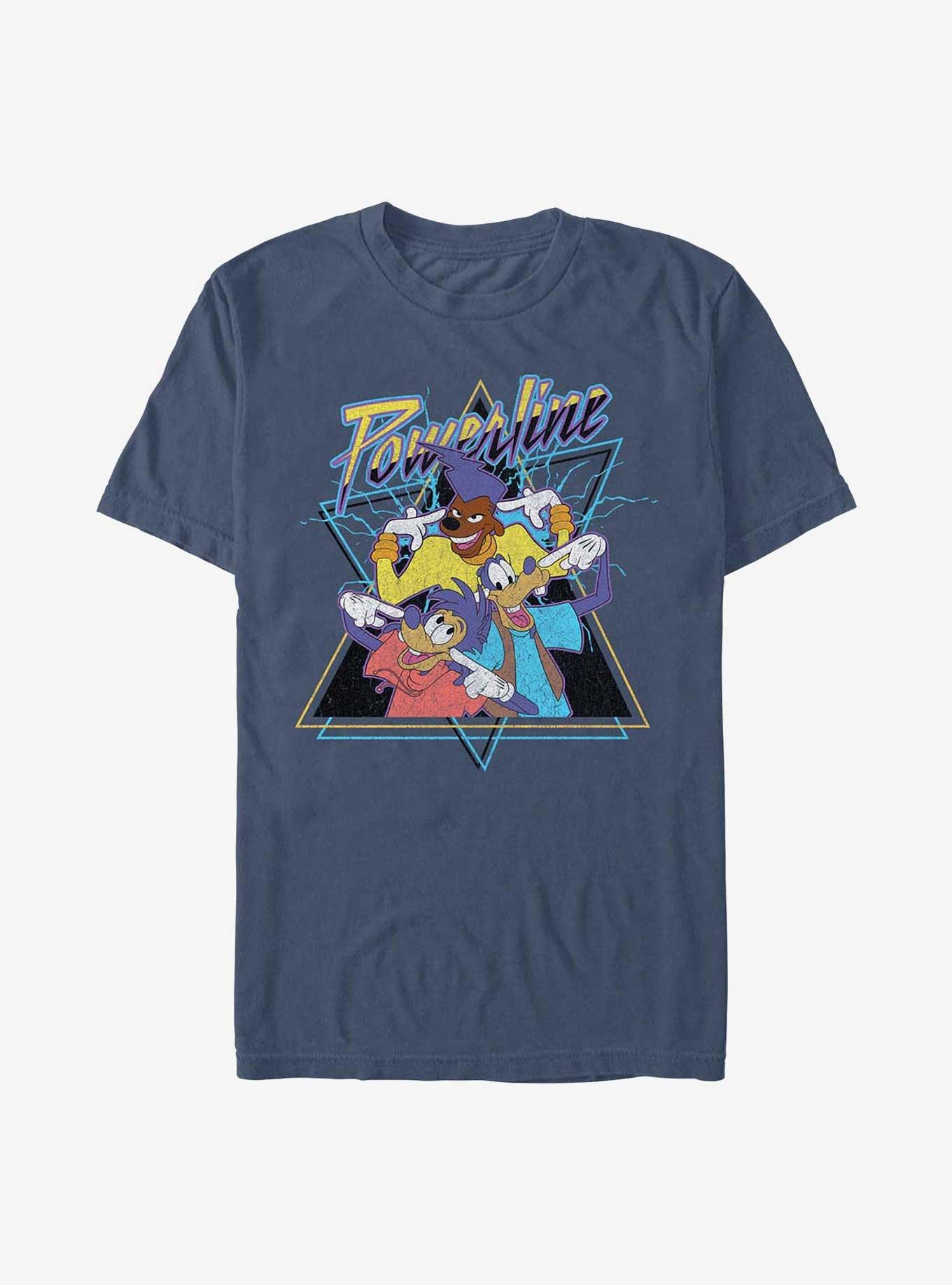 COMFORTCOLORS Disney A Goofy Movie Powerline Goof Group Garment Dye T-Shirt