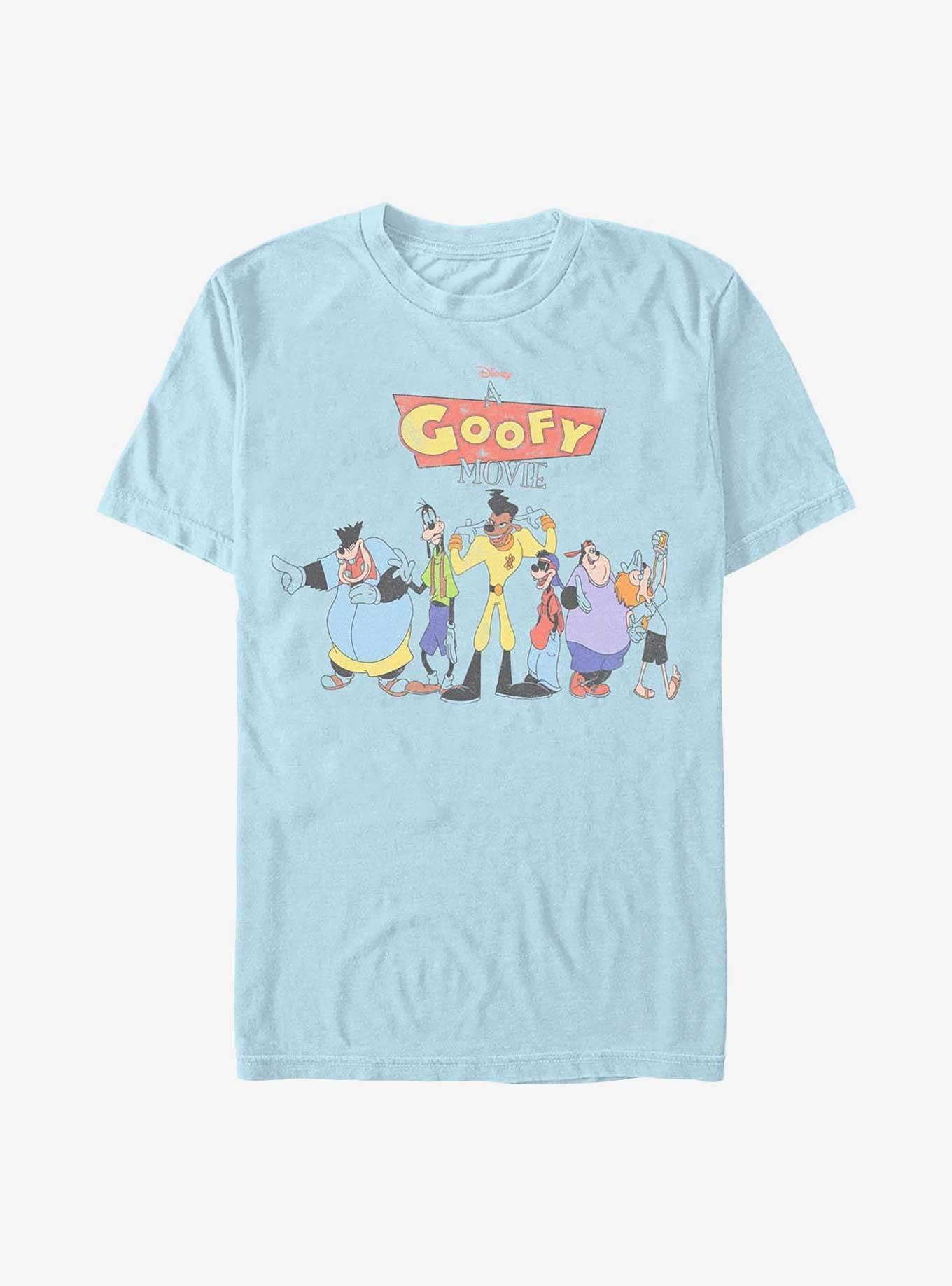 Disney A Goofy Movie Cast Garment Dye T-Shirt, CHAMBRAY, hi-res