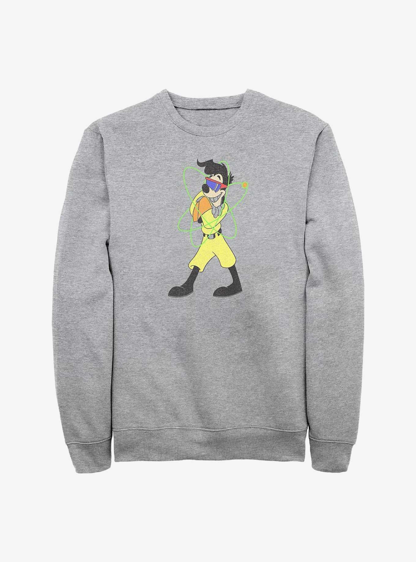 Disney A Goofy Movie Powerline Poser Max Sweatshirt, ATH HTR, hi-res