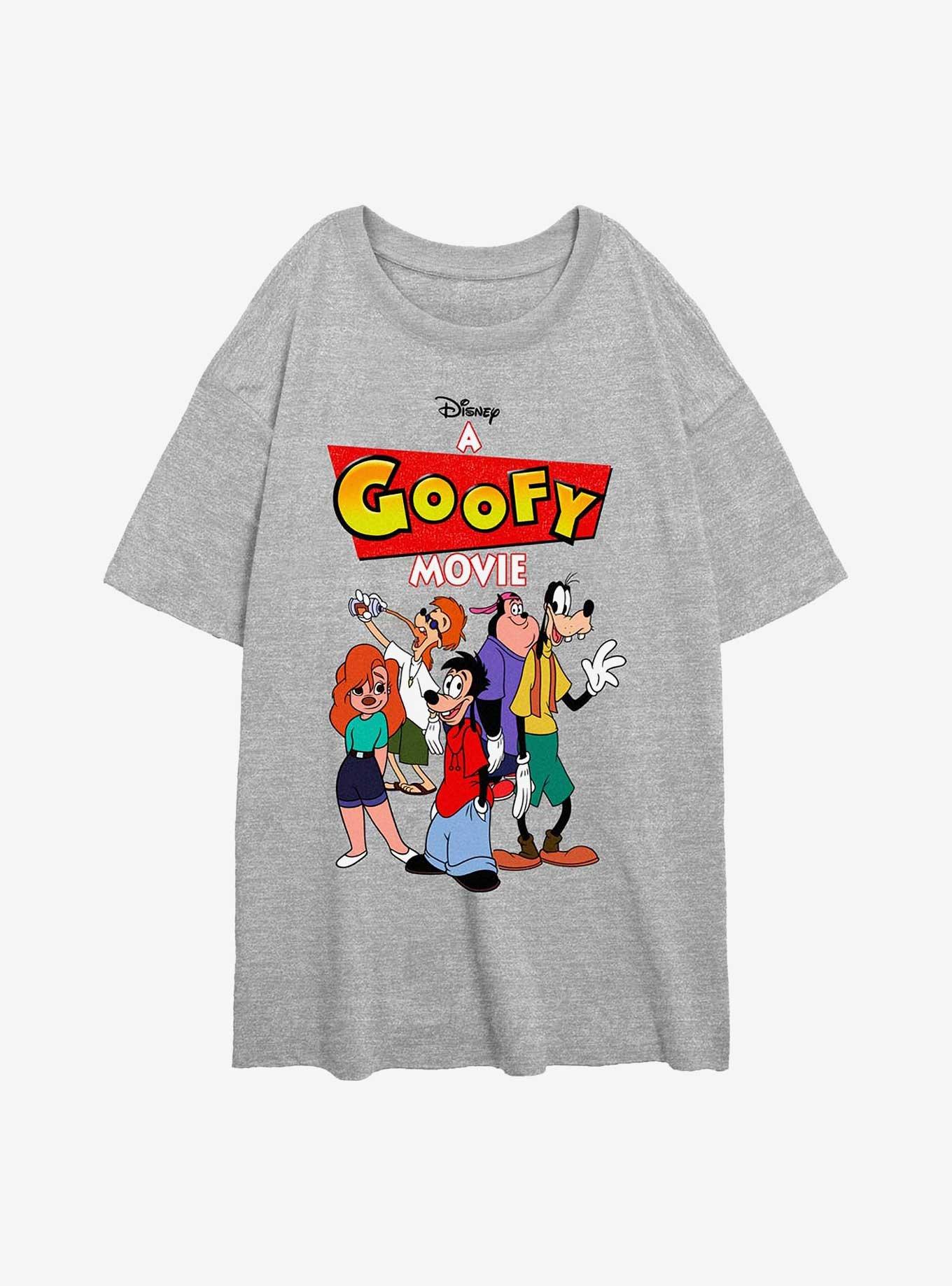 Disney A Goofy Movie Logo Group Girls Oversized T-Shirt, , hi-res