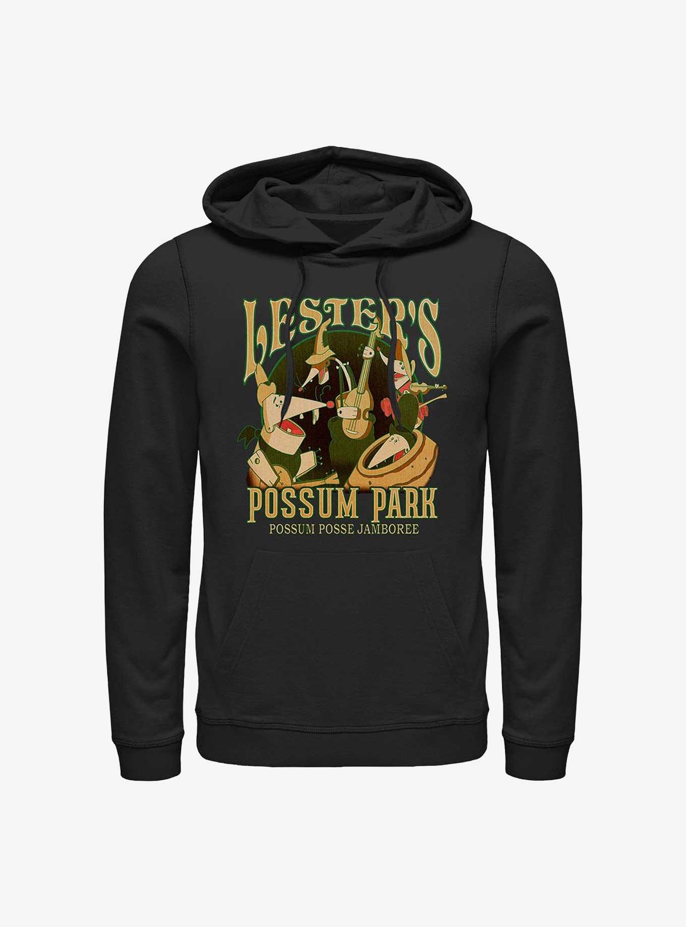 Disney A Goofy Movie Lester's Possum Park Hoodie, BLACK, hi-res