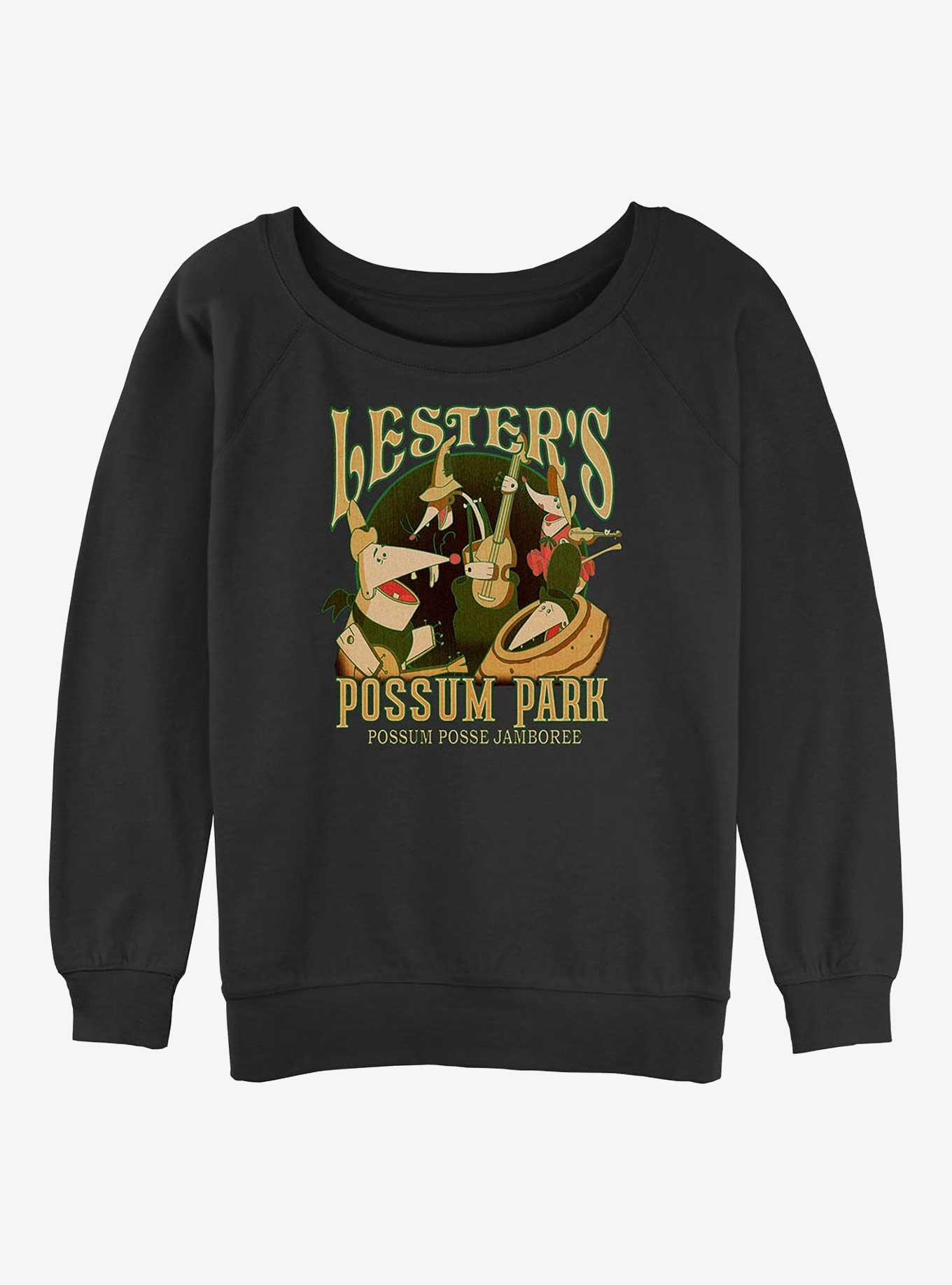 Disney A Goofy Movie Lester's Possum Park Girls Slouchy Sweatshirt, , hi-res