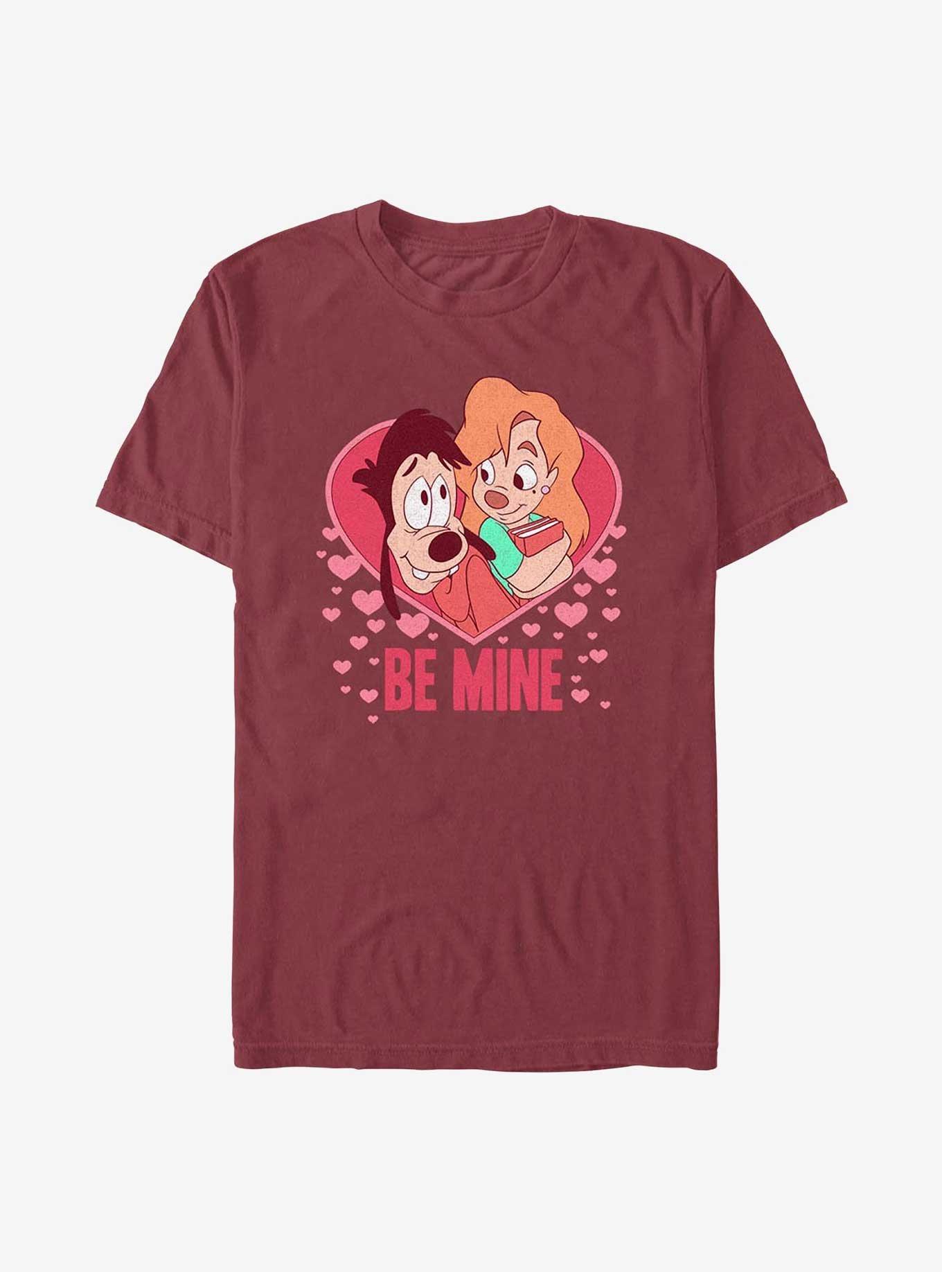 COMFORTCOLORS Disney A Goofy Movie Max And Roxanne Be Mine Garment Dye T-Shirt