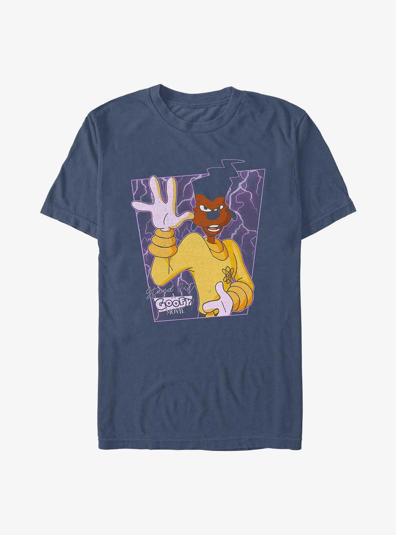 Disney A Goofy Movie Stand Out Powerline Garment Dye T-Shirt, PEPPER, hi-res