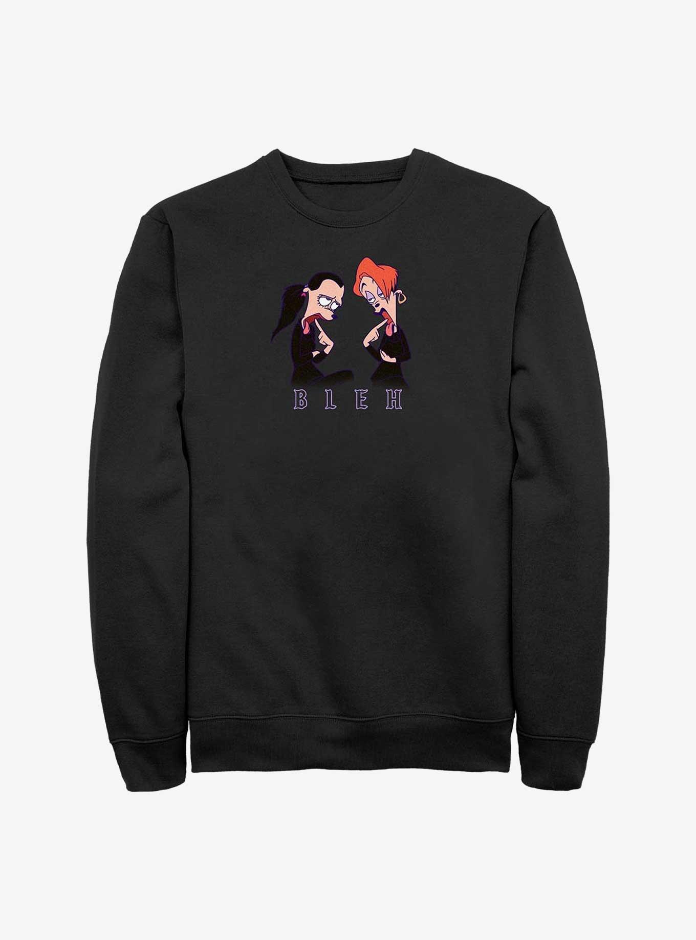 Disney A Goofy Movie Bleh Goth Sweatshirt, BLACK, hi-res