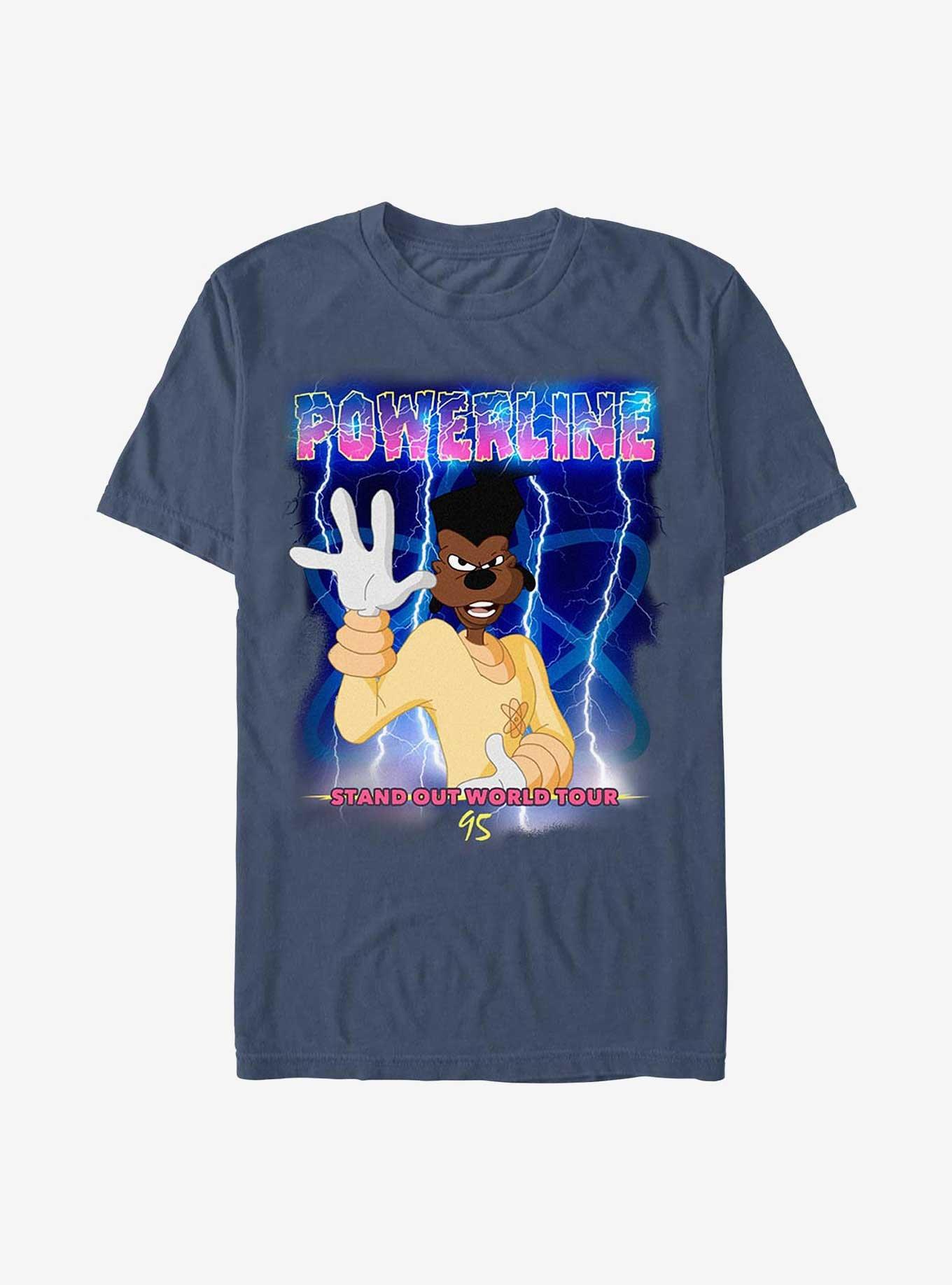 Disney A Goofy Movie Powerline Stand Out Tour '95 Garment Dye T-Shirt, , hi-res