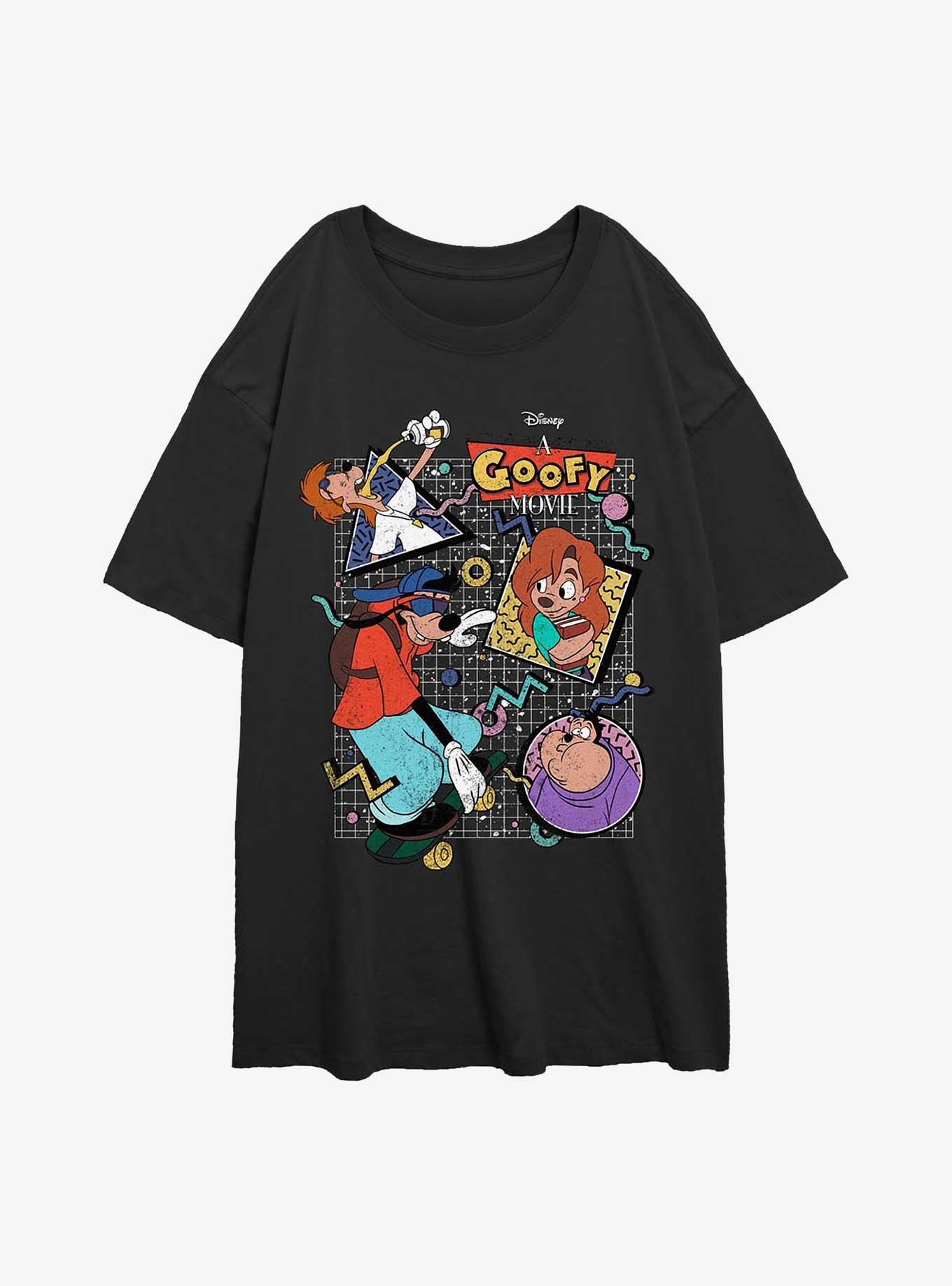 NULL Disney A Goofy Movie Retro Icons Girls Oversized T-Shirt