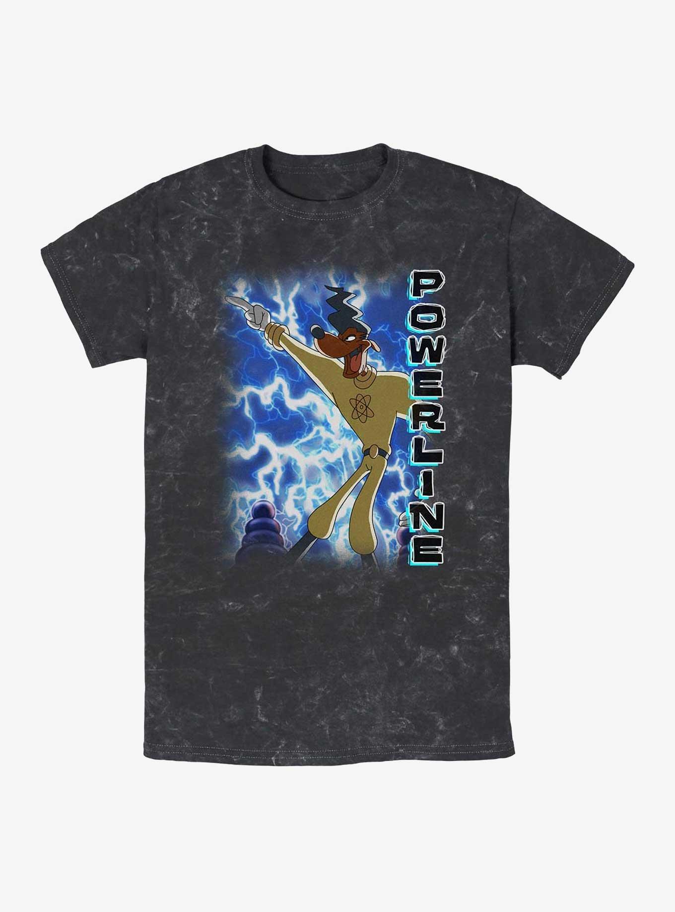 Disney A Goofy Movie Poweline Pose Mineral Wash T-Shirt, , hi-res