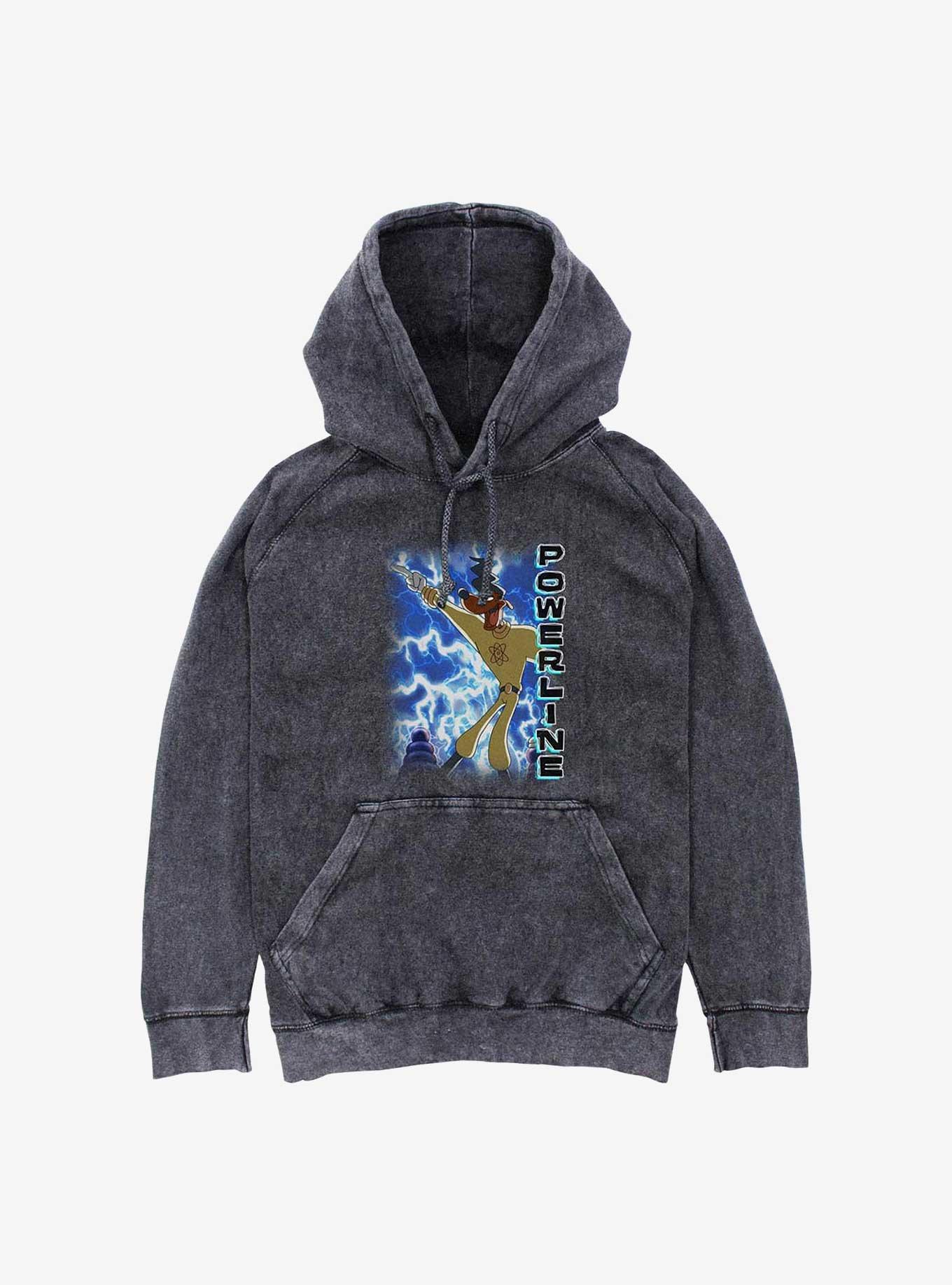 NULL Disney A Goofy Movie Poweline Pose Mineral Wash Hoodie