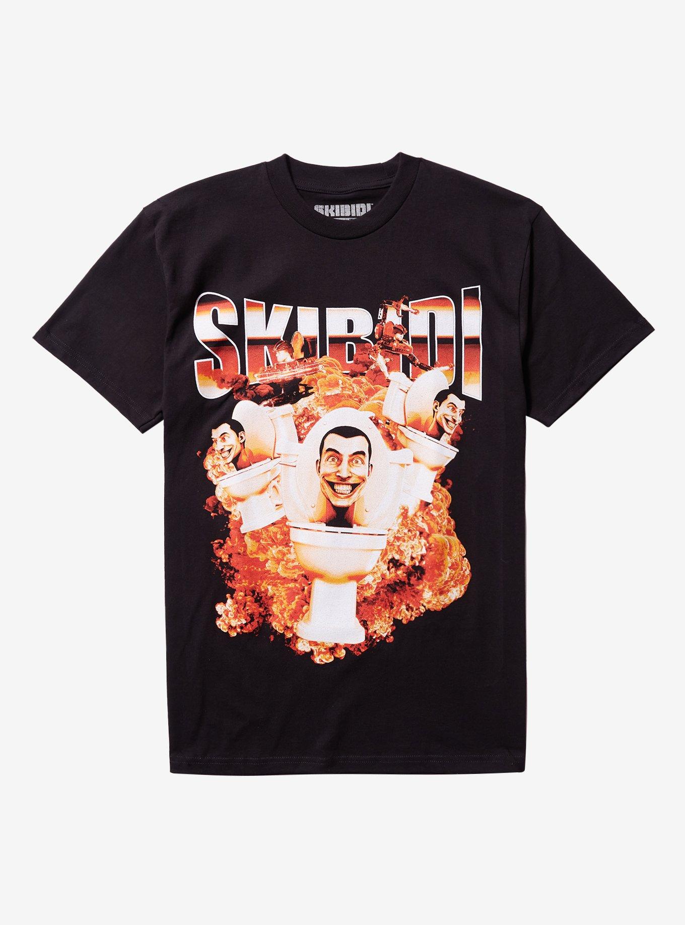 Skibidi Toilet Explosion T-Shirt, , hi-res