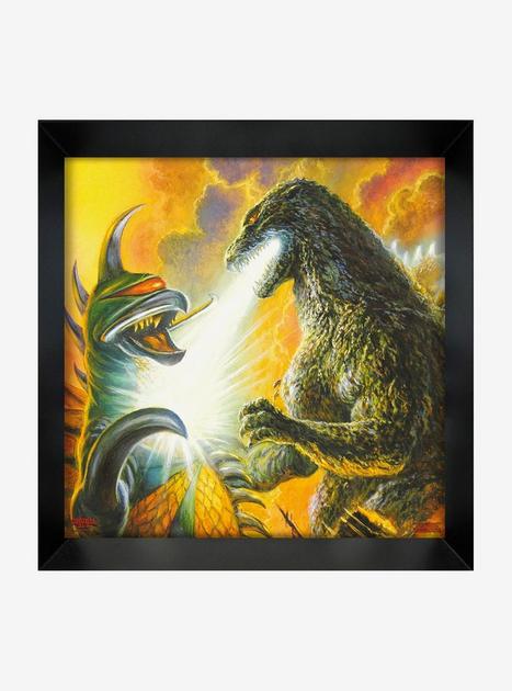 Godzilla Battle Framed Wall Art | Hot Topic