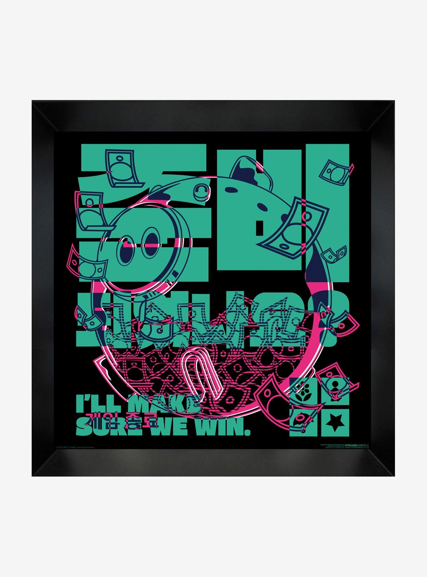 Squid Game Piggy Bank Framed Wall Art, , hi-res