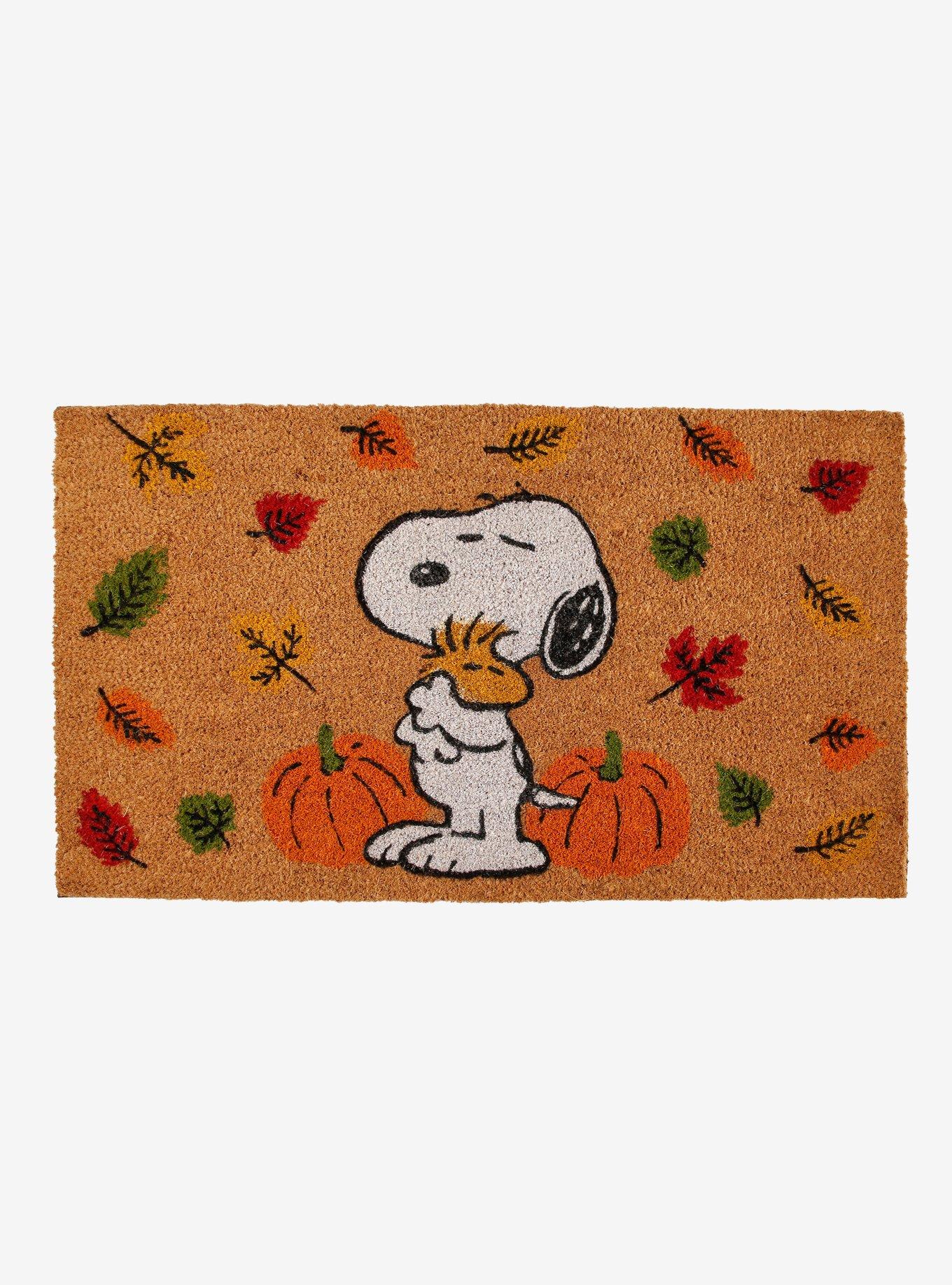 Peanuts Snoopy & Woodstock Harvest Doormat, , hi-res