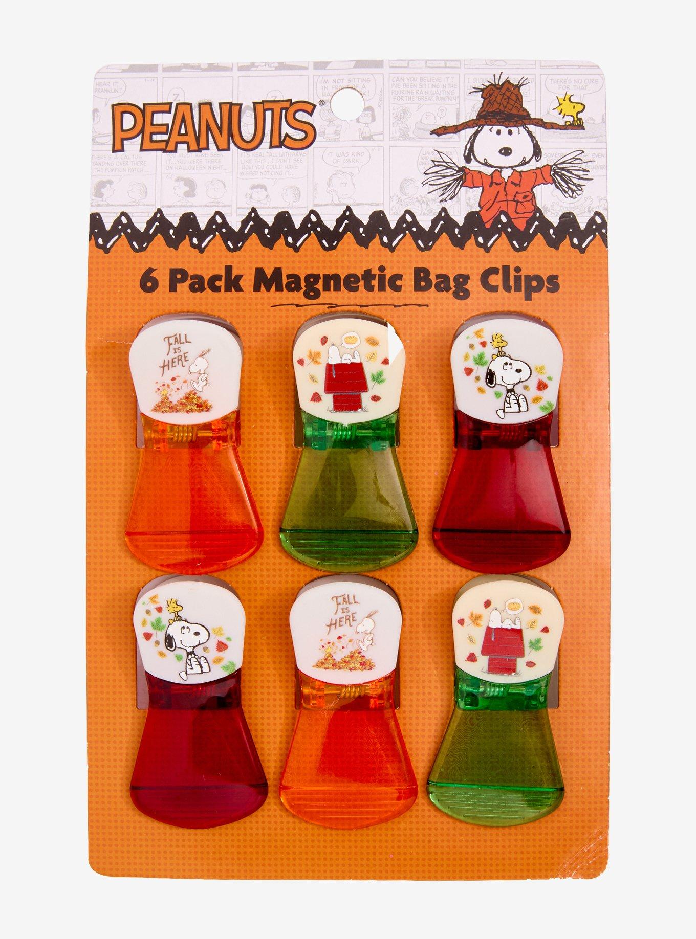 Peanuts Fall Magnetic Bag Clip Set, , hi-res