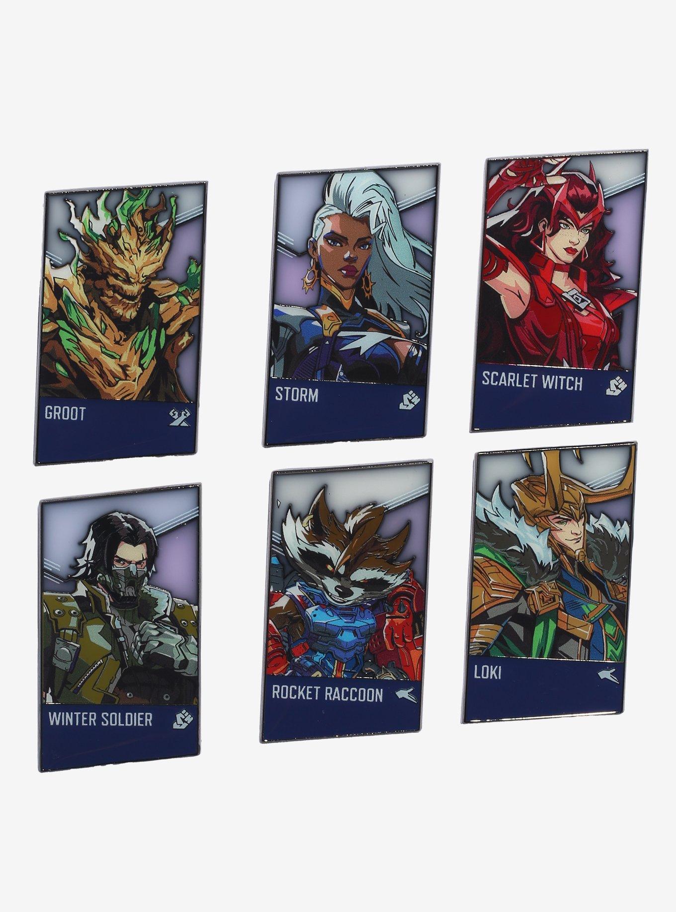 Marvel Rivals Characters Series 1 Blind Box Enamel Pin - BoxLunch Exclusive, , hi-res