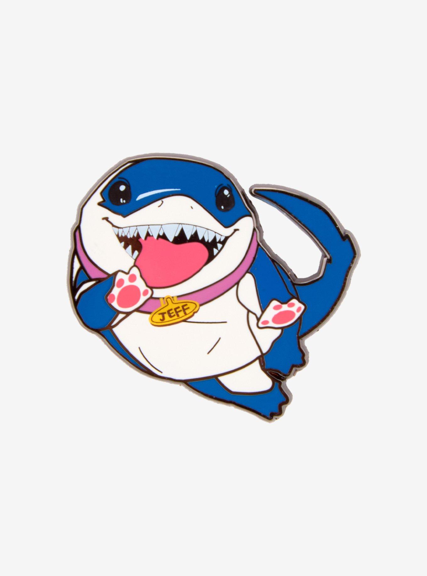 Marvel Rivals Jeff the Land Shark Enamel Pin - BoxLunch Exclusive, , hi-res