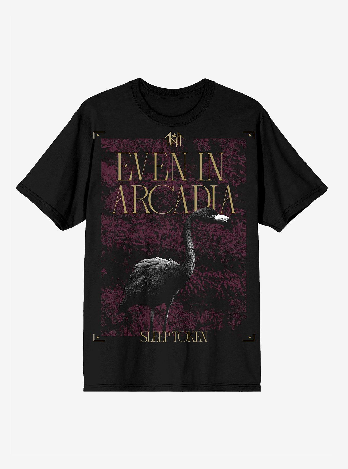 Sleep Token Even In Arcadia Flamingo T-Shirt Hot Topic Exclusive, , hi-res