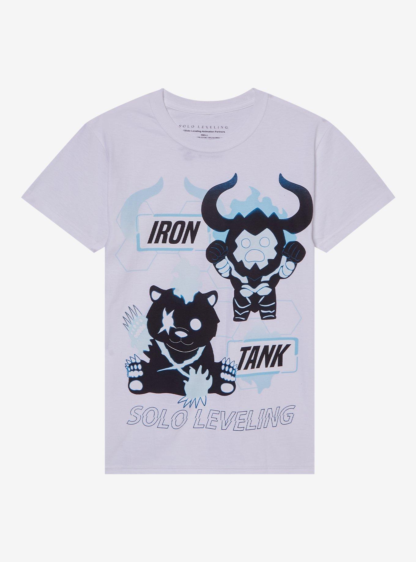 Solo Leveling Iron & Tank Chibi Girls T-Shirt, , hi-res