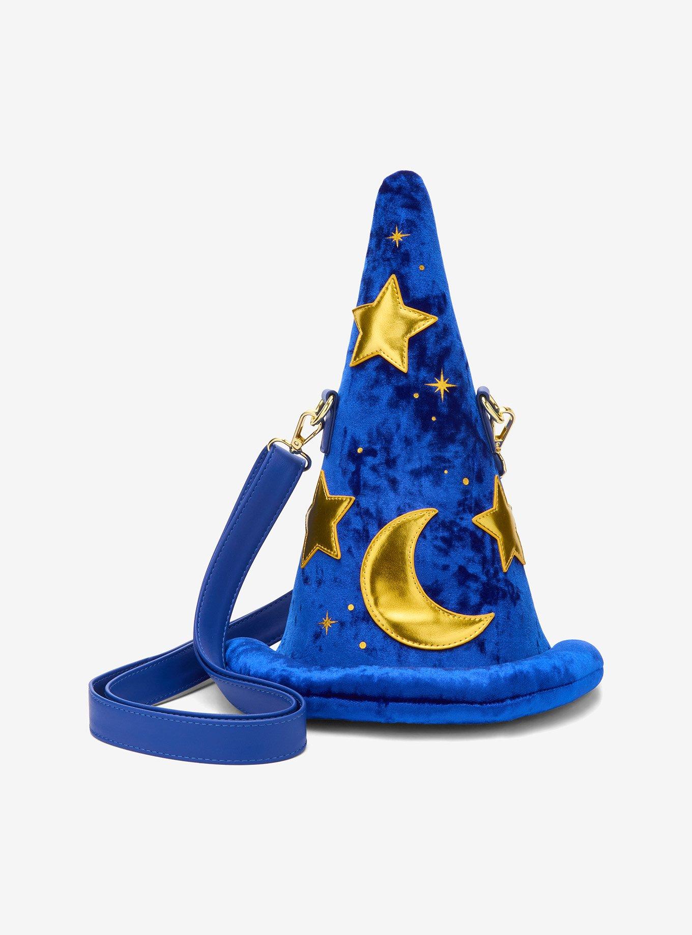 Loungefly Disney Fantasia The Sorcerer's Apprentice Plush Hat Crossbody Bag, , hi-res