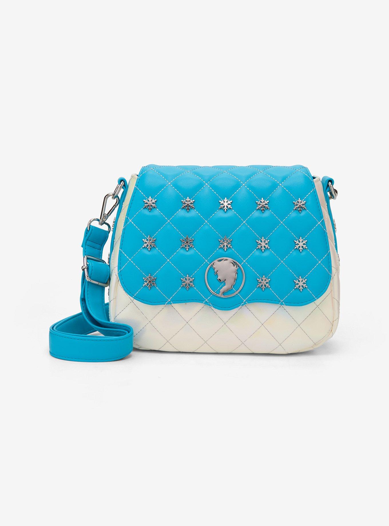 Loungefly Disney Frozen Elsa Quilted Crossbody Bag, , hi-res