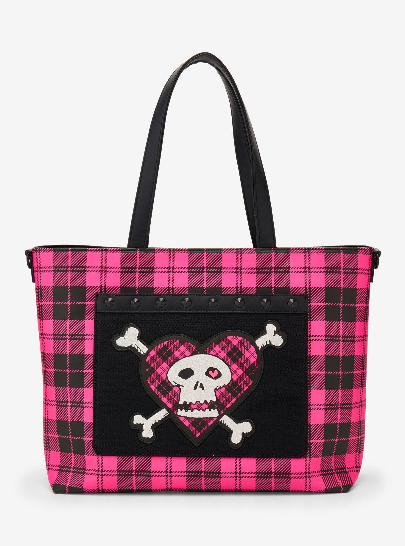 Loungefly Avril Lavigne Plaid Tote Bag, , hi-res