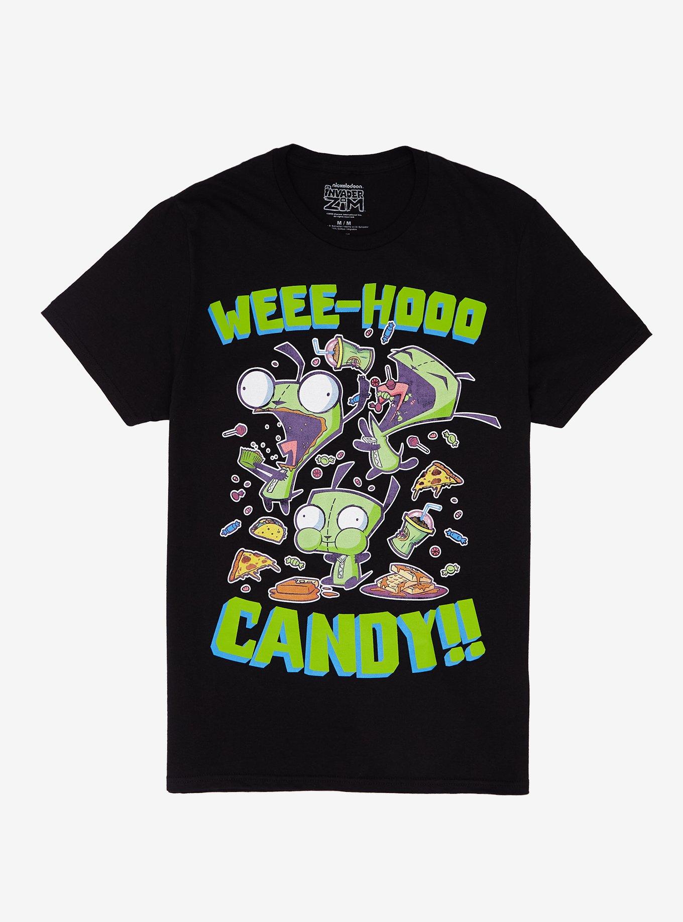 Invader Zim GIR Snacks T-Shirt, , hi-res