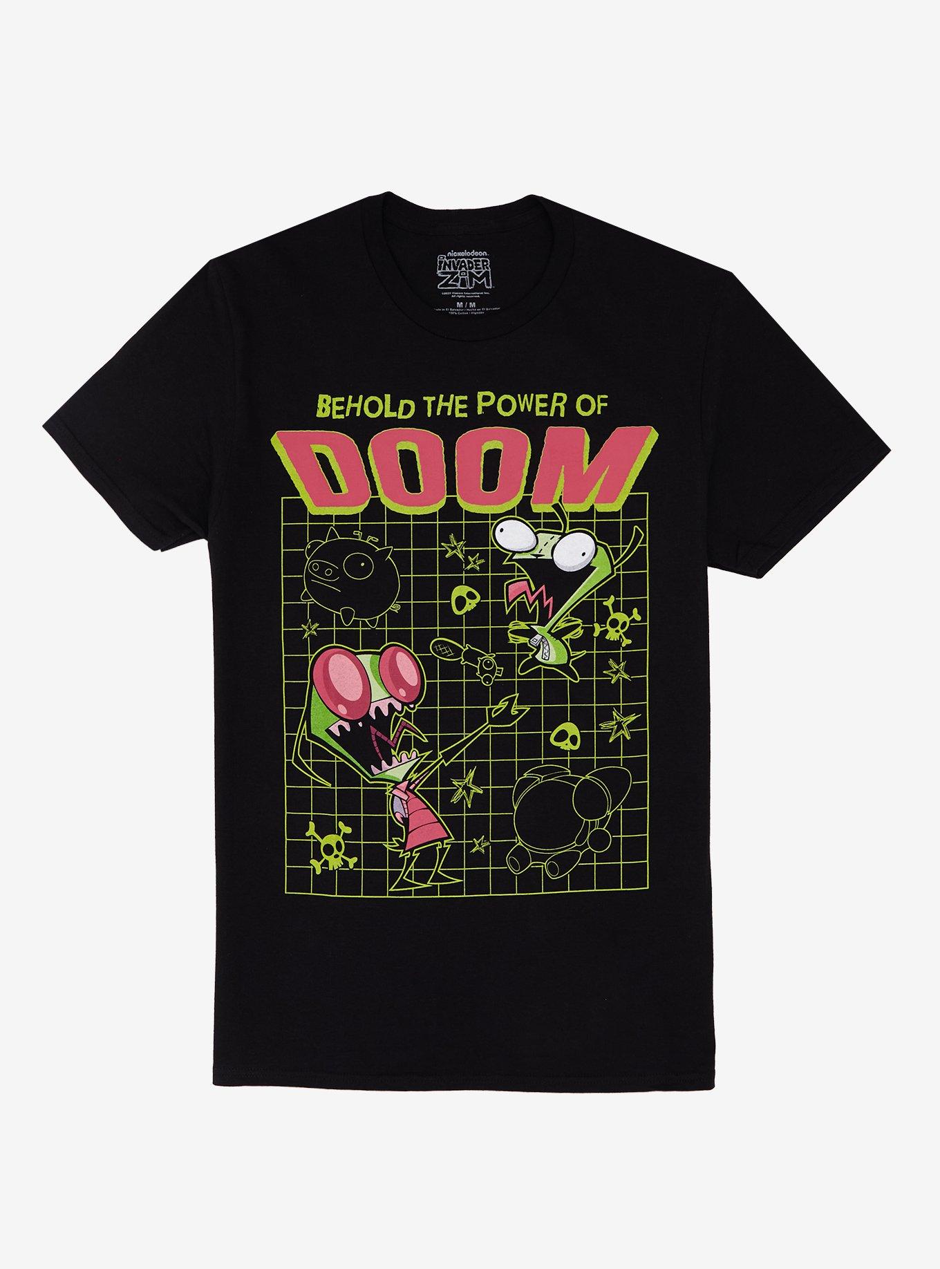 Invader Zim GIR & Zim Doom Grid T-Shirt, , hi-res