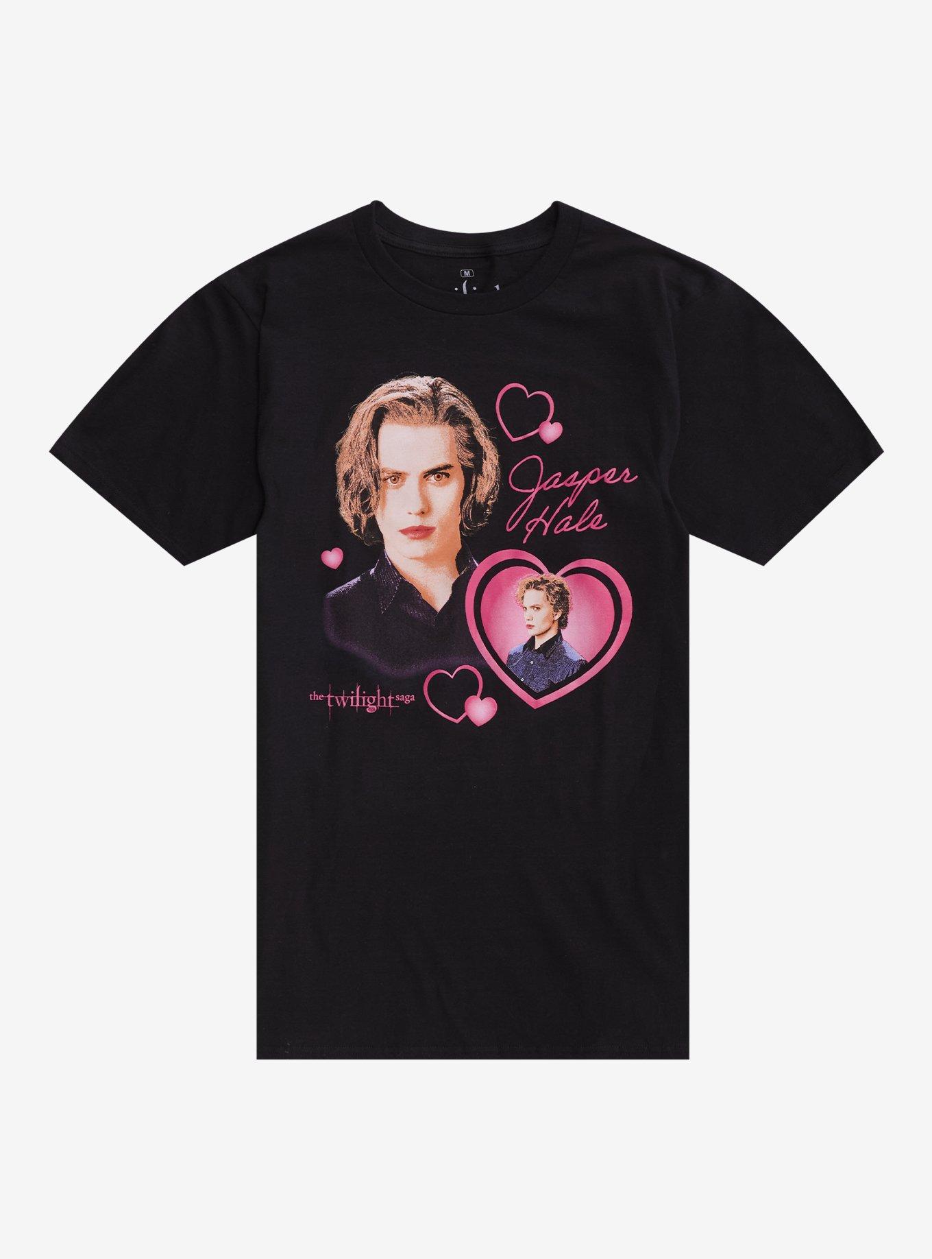 The Twilight Saga Jasper Heart Girls T-Shirt, , hi-res