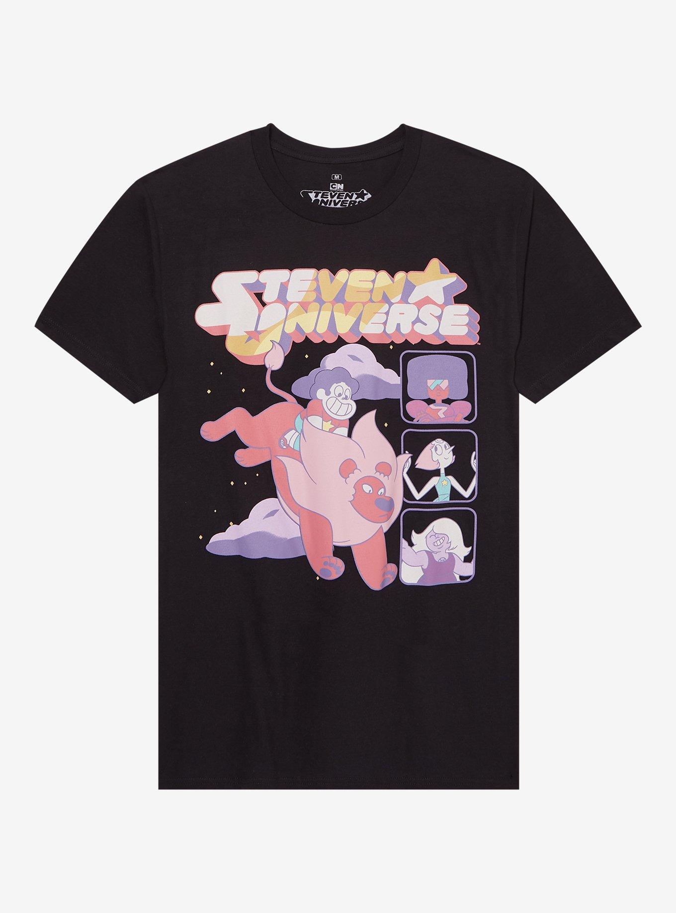 Steven Universe Pastel Portrait Grid T-Shirt, , hi-res