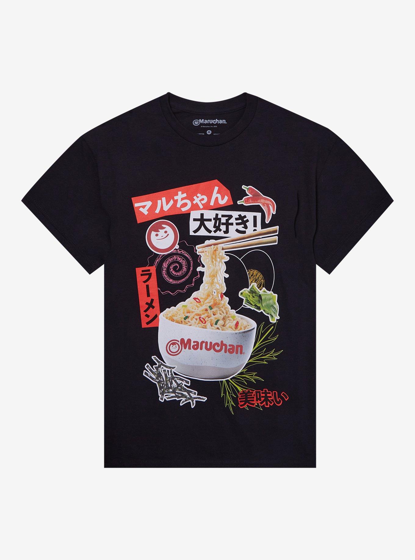 Maruchan Collage Ramen Ingredients Girls T-Shirt, , hi-res